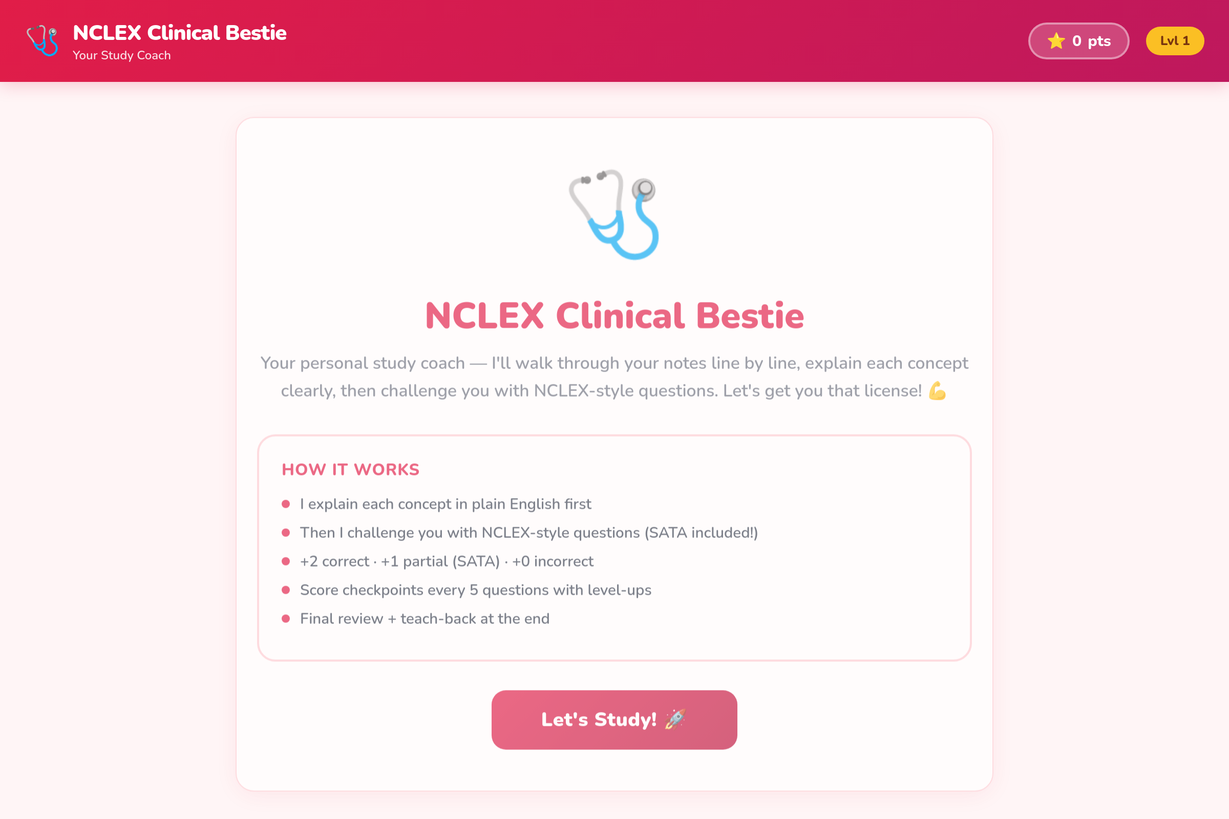 Active Recall mini app