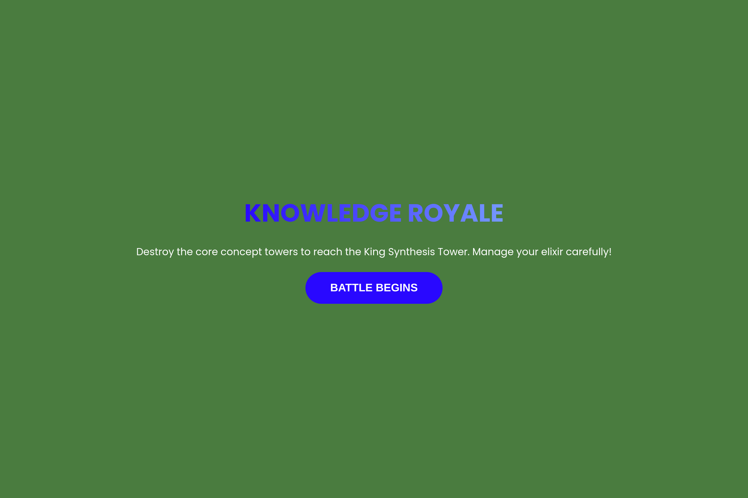 Knowledge Royale mini app