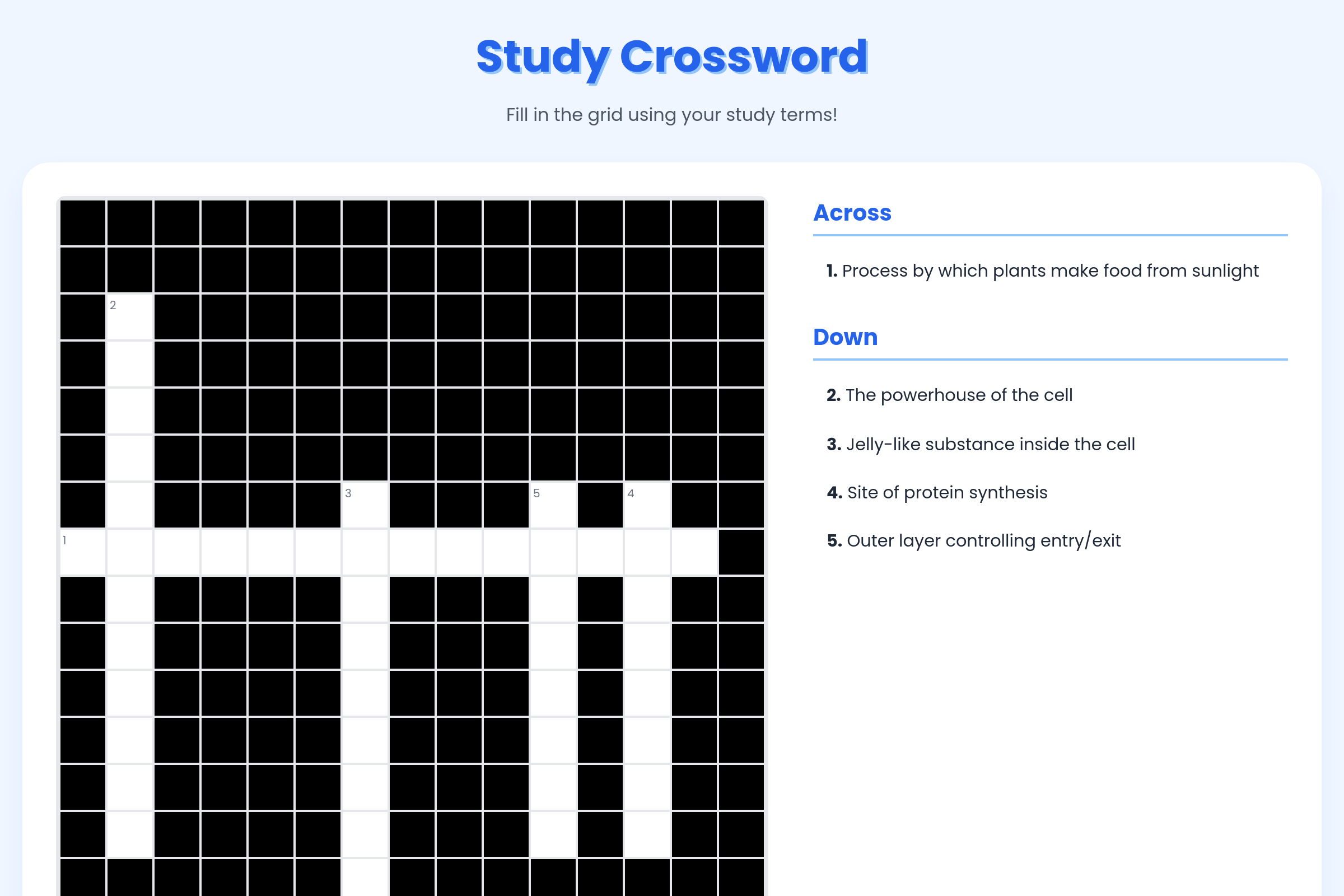 Word Weave mini app