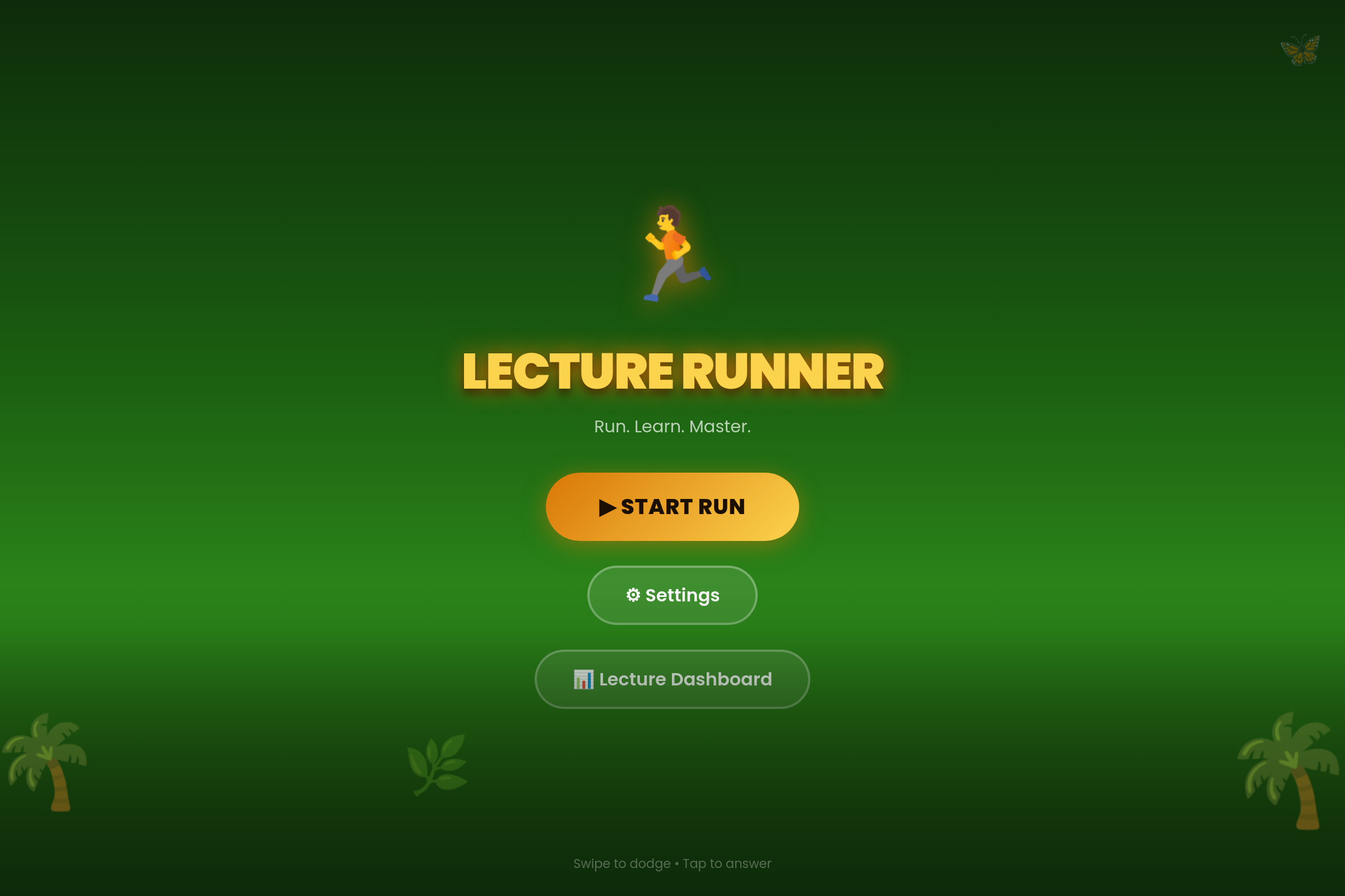 Study Jungle Run mini app