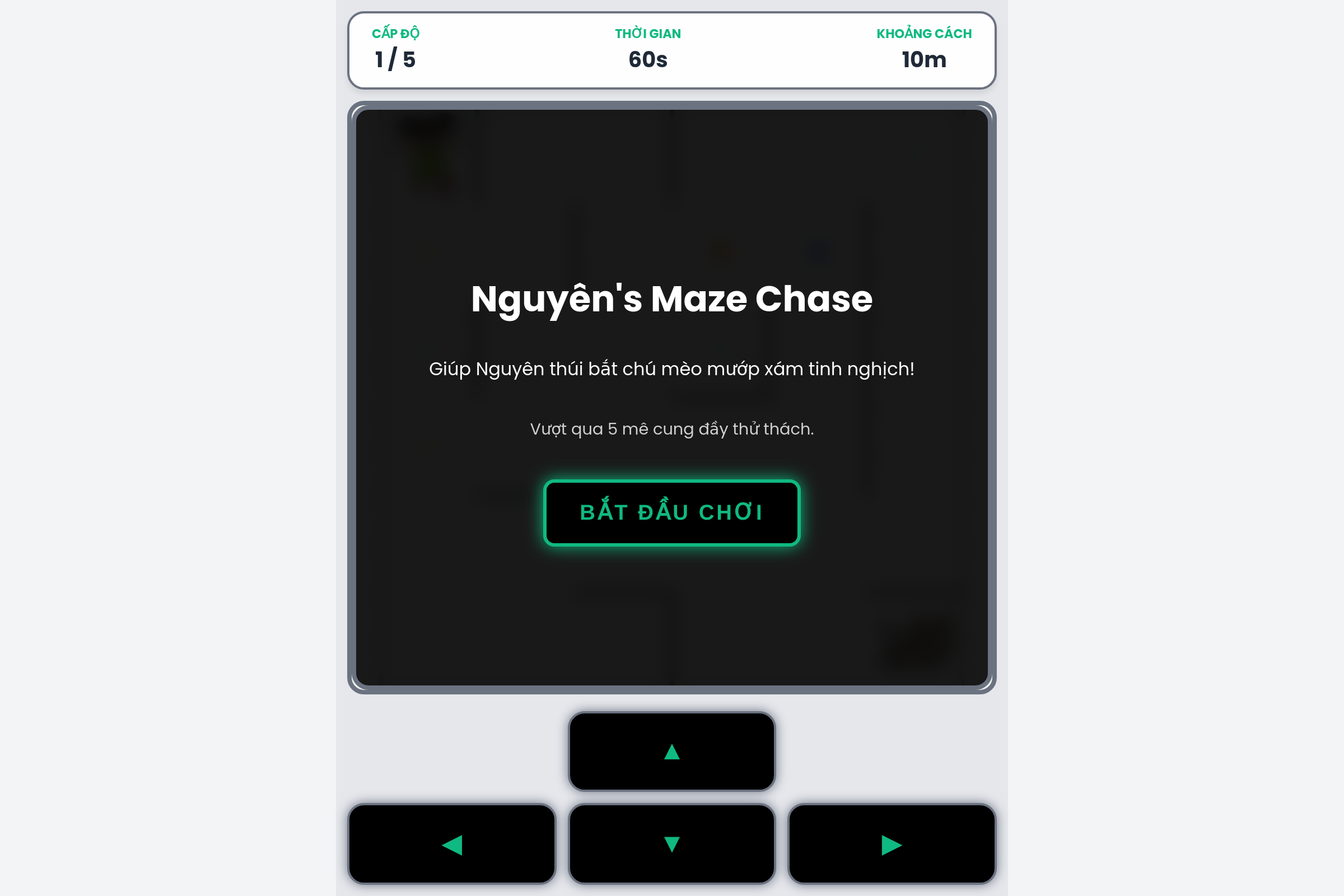 Nguyêns Thúi truy đuổi mèo mướp mini app