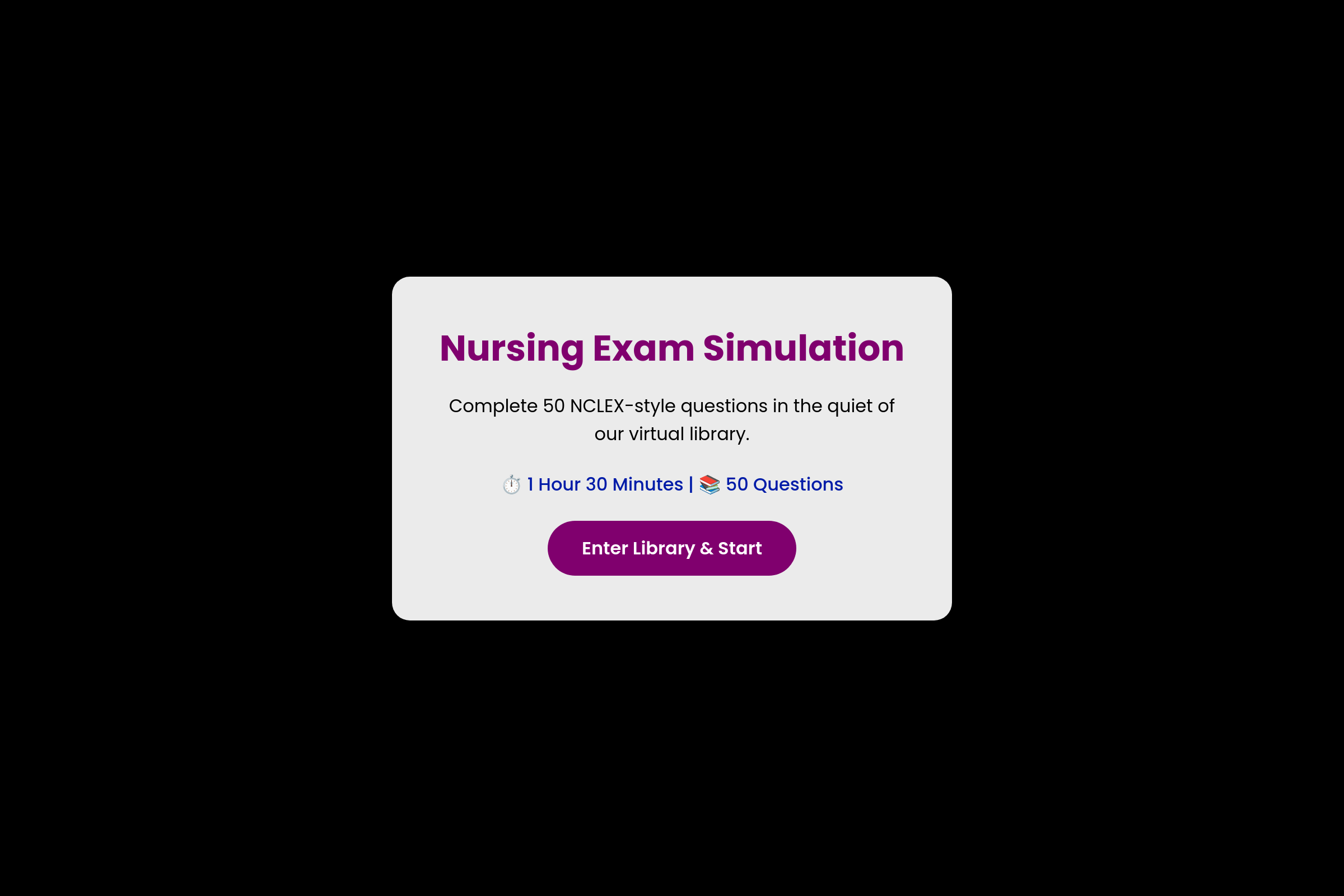 Nurse Exam Prep mini app