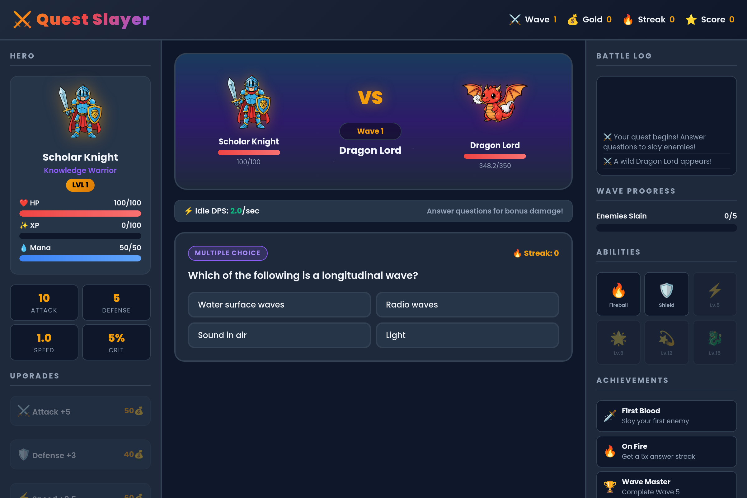 Quest Slay mini app