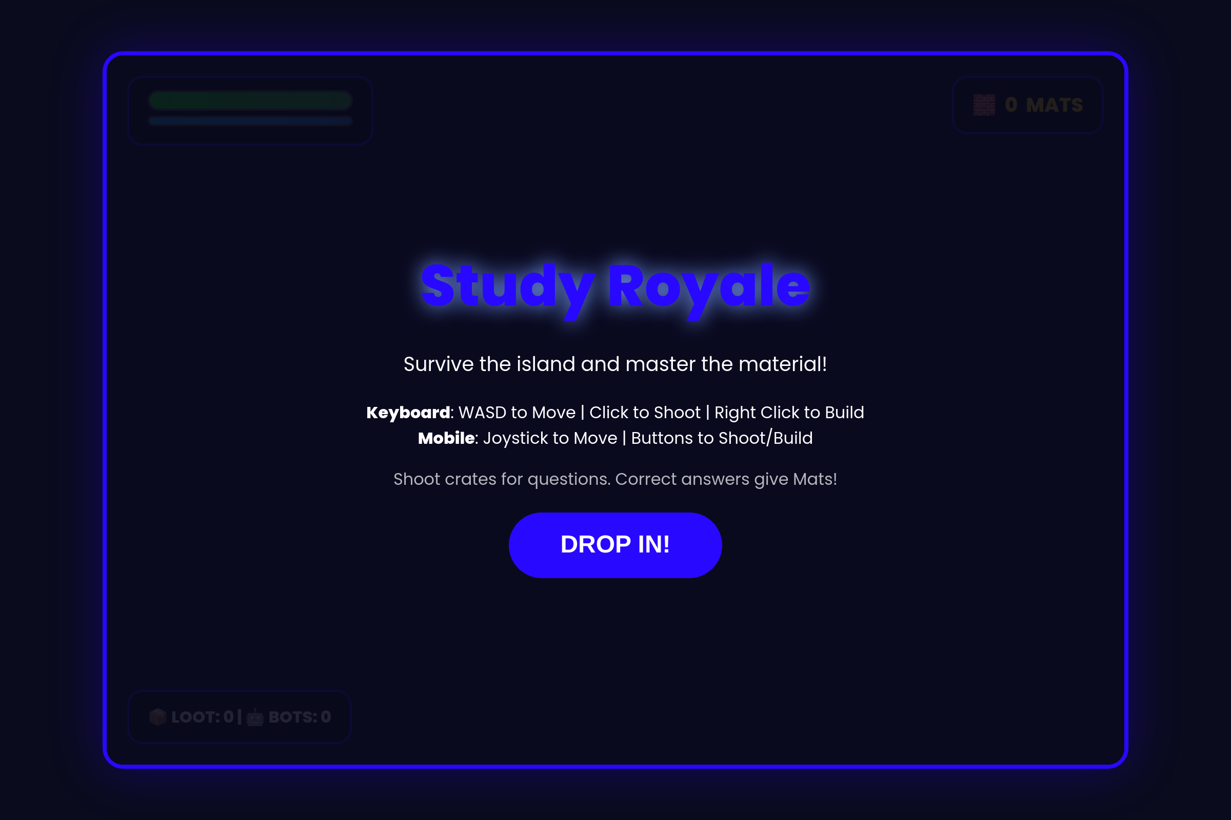 Study Royale mini app