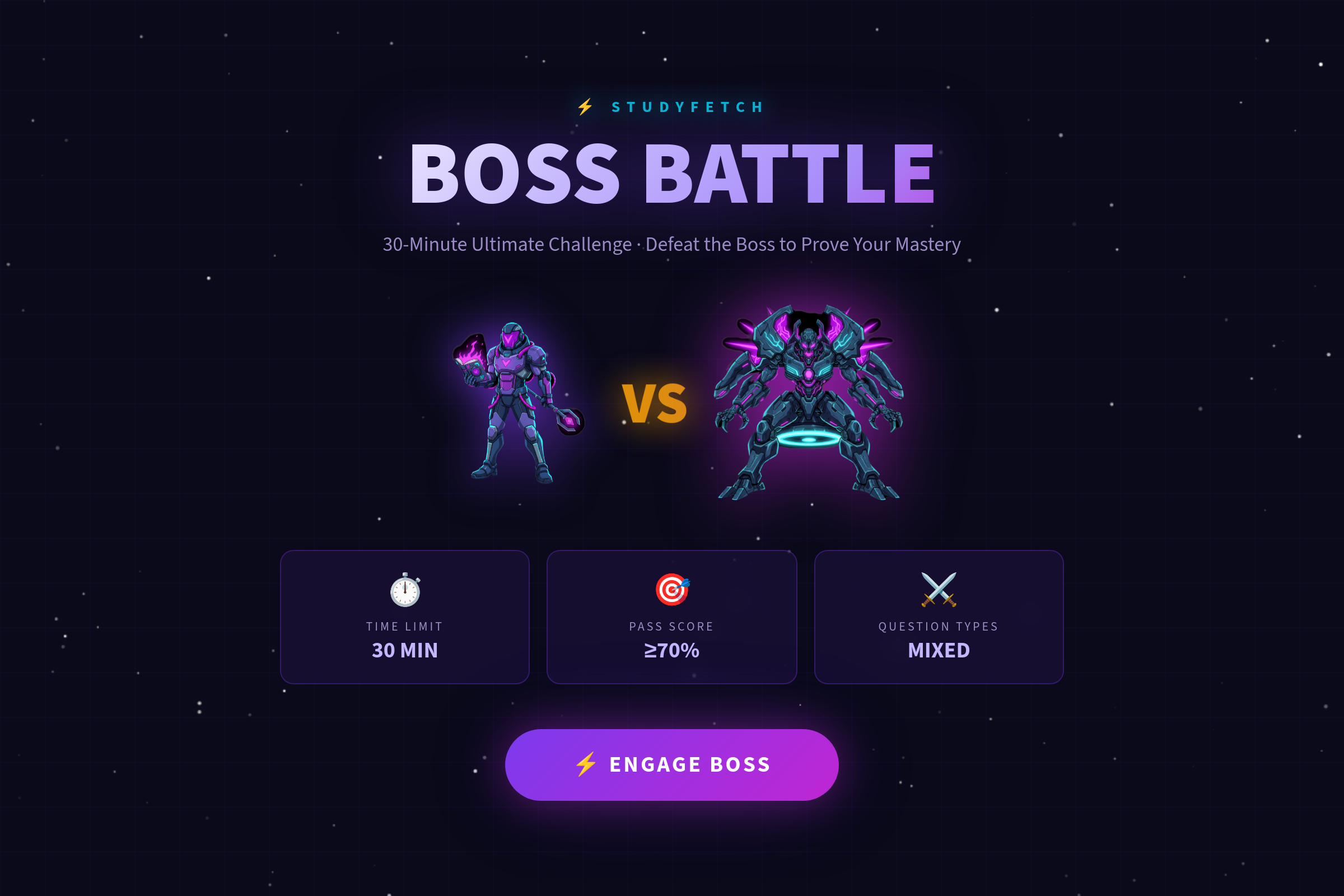Cyber Boss Battle mini app