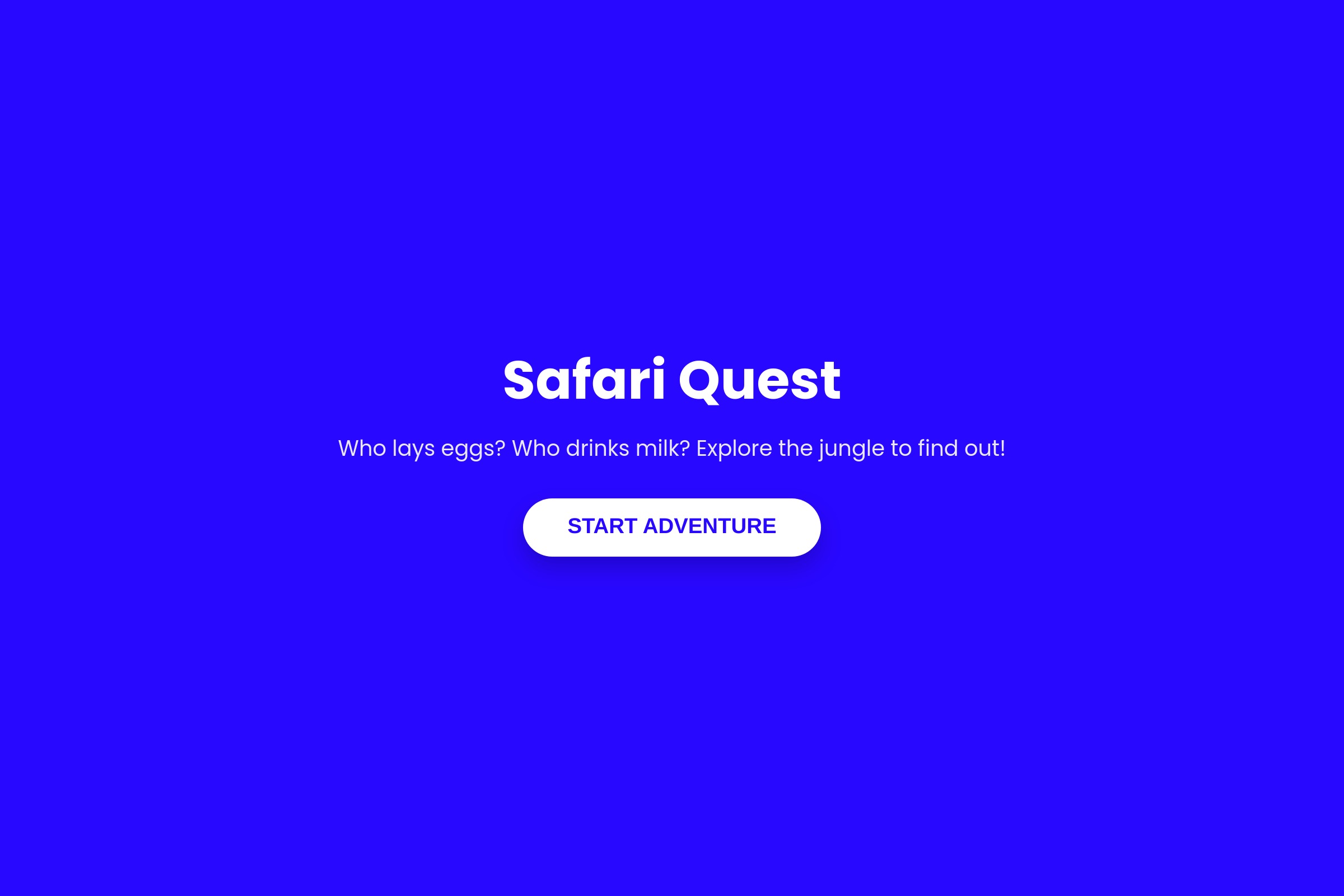 Critter Quiz mini app