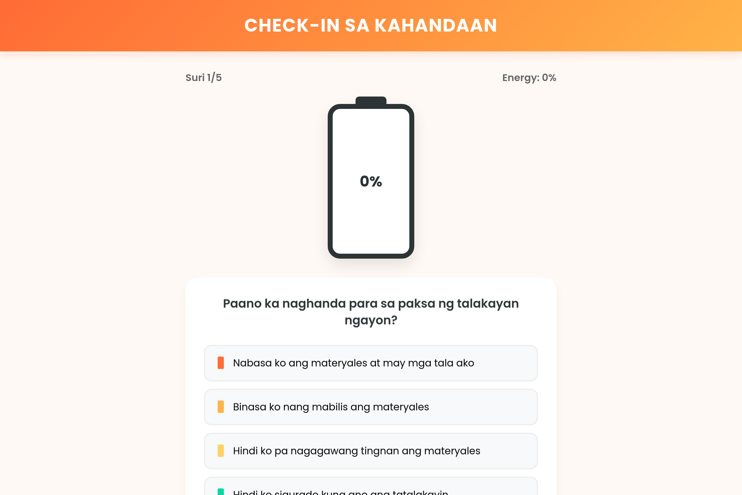 Battery, Ready!! mini app