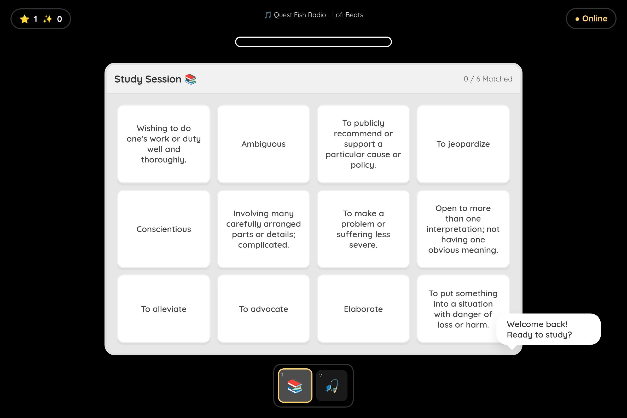 Quest Fish mini app
