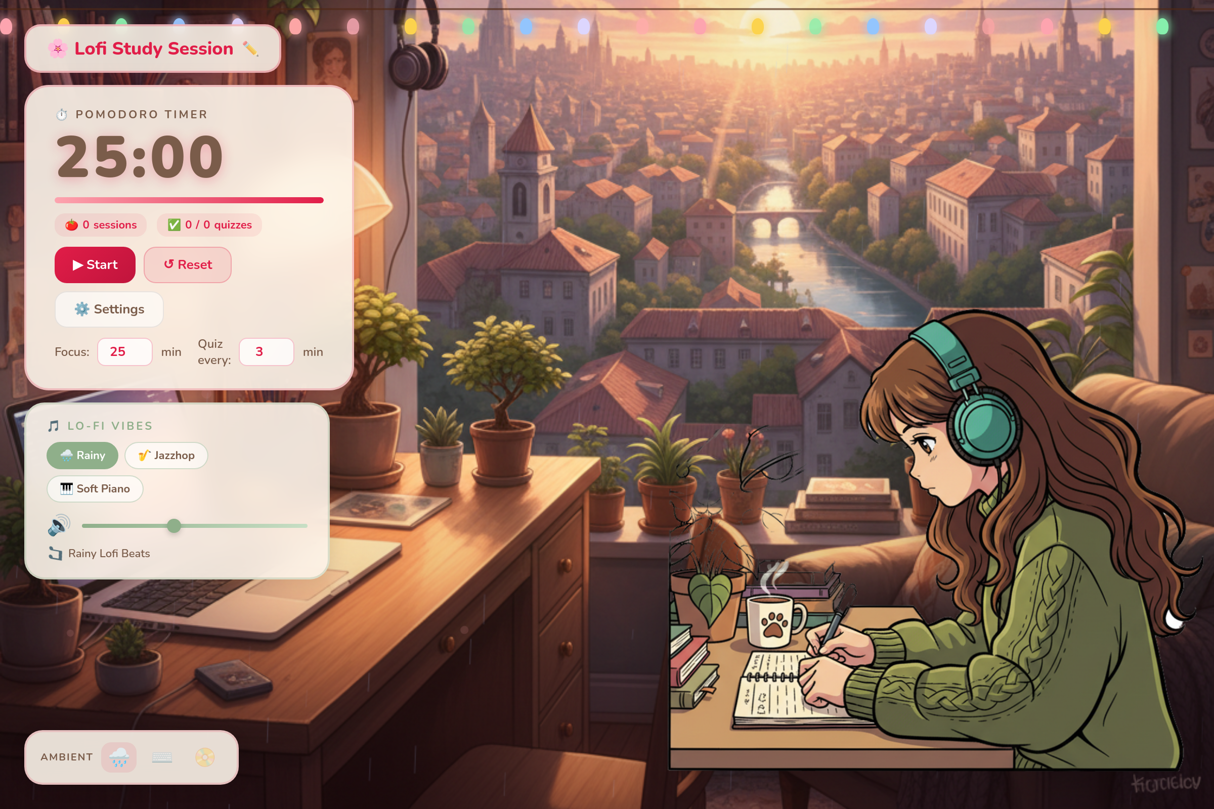 Lofi Pomodoro Study Sesh (copy) mini app