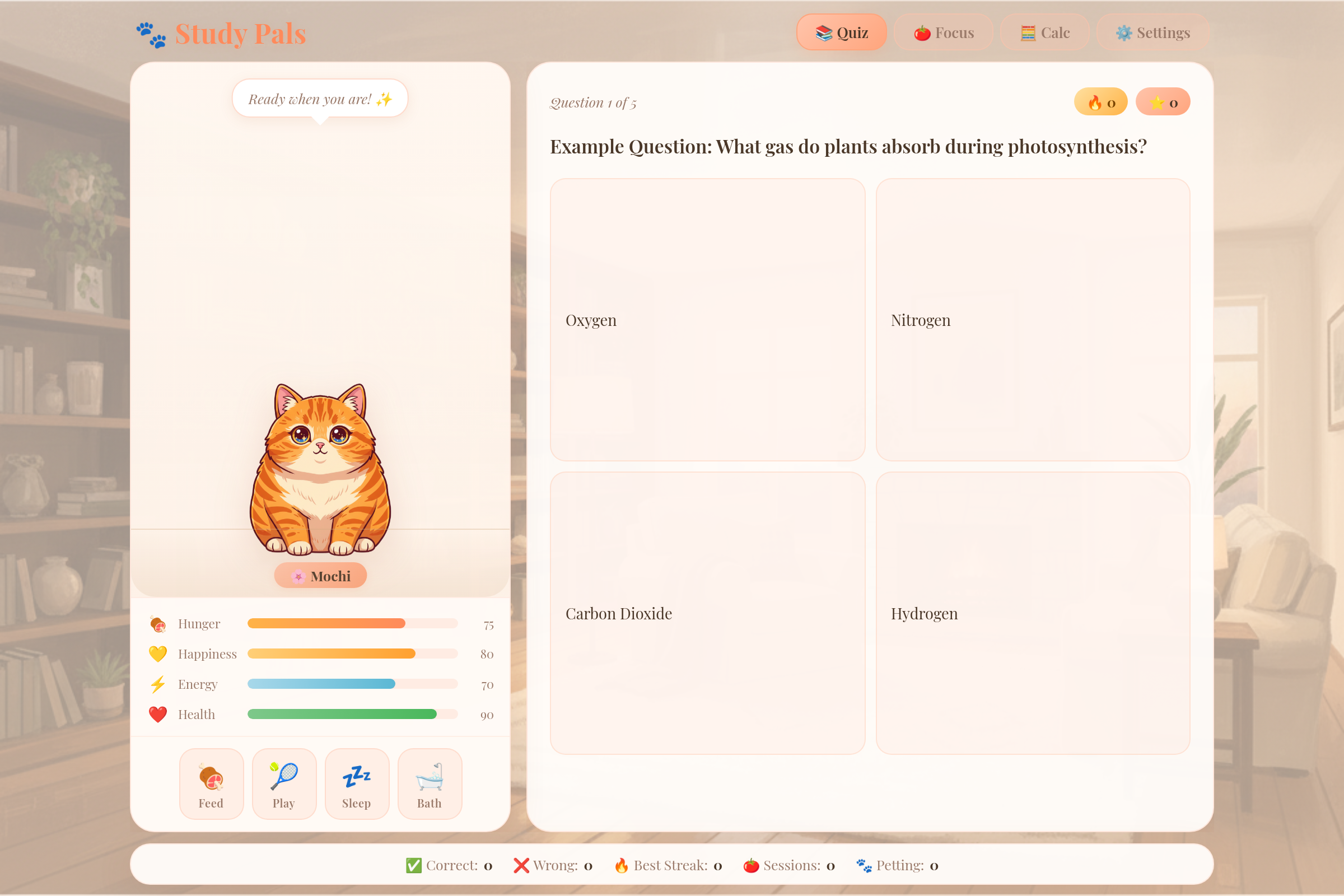Study Pal Pet mini app