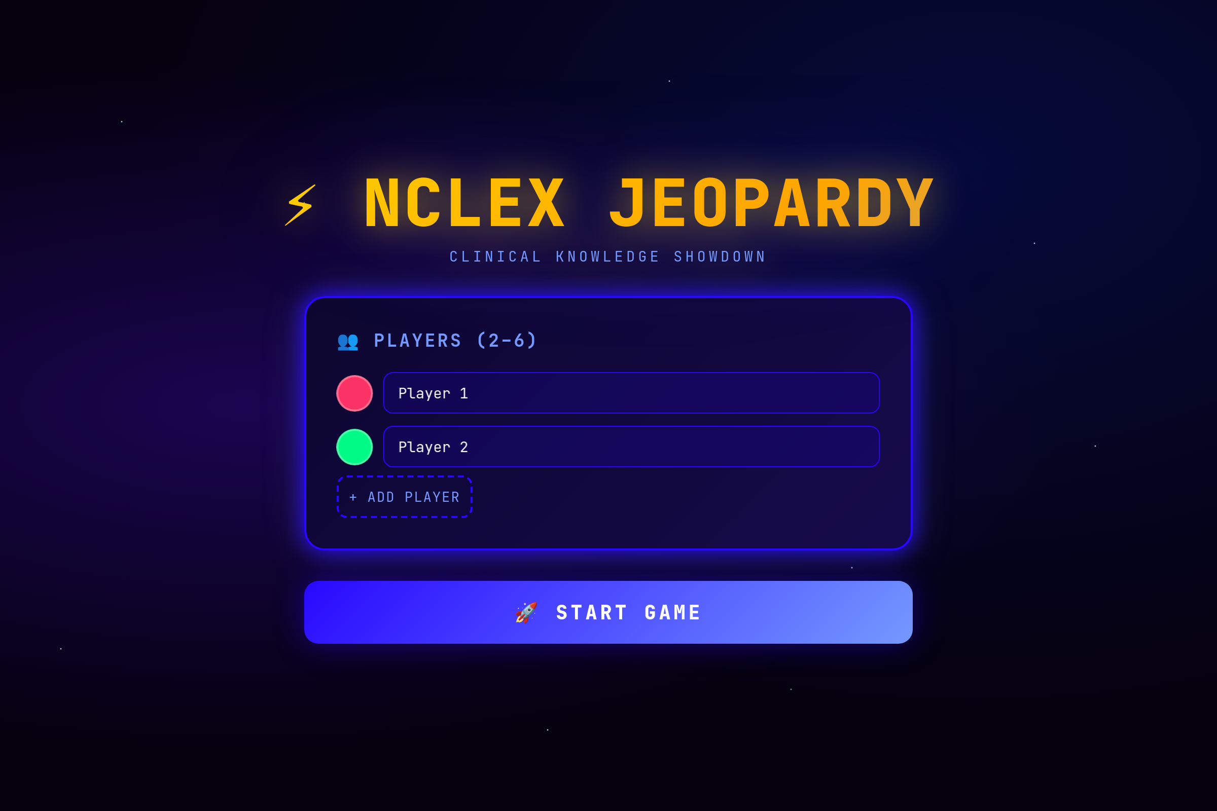 NCLEX Showdown mini app