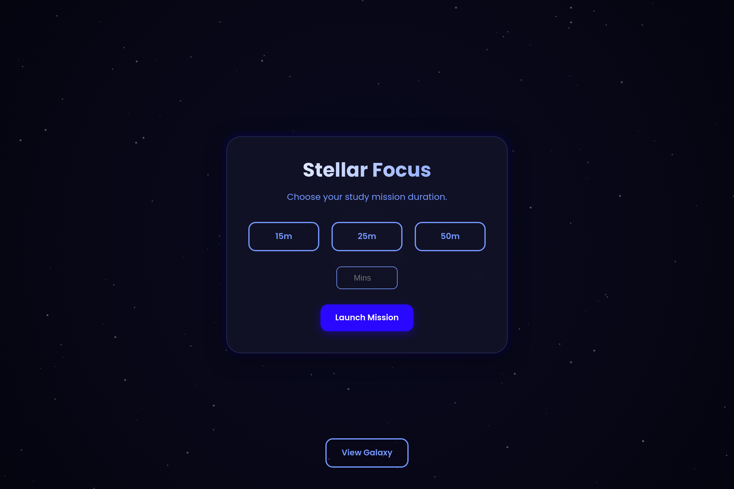 Cosmic Focus mini app