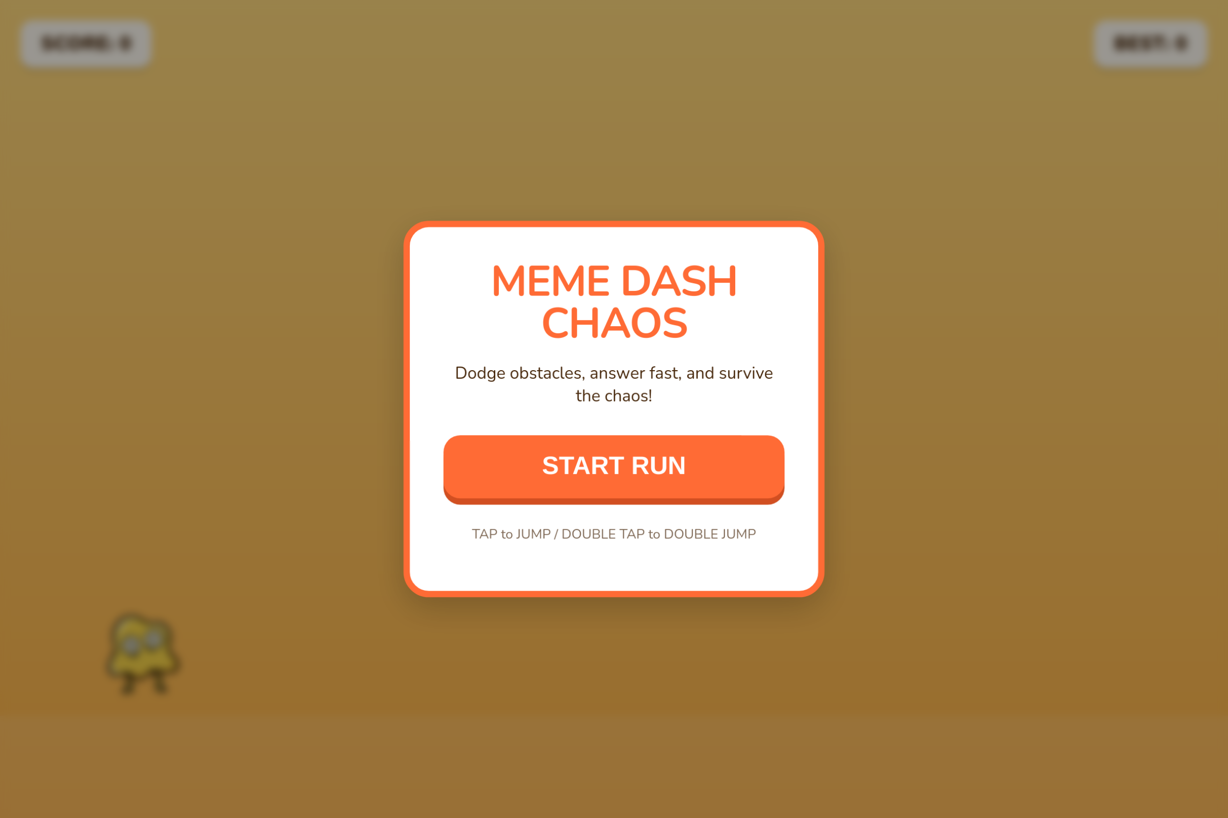 Meme Dash Chaos mini app