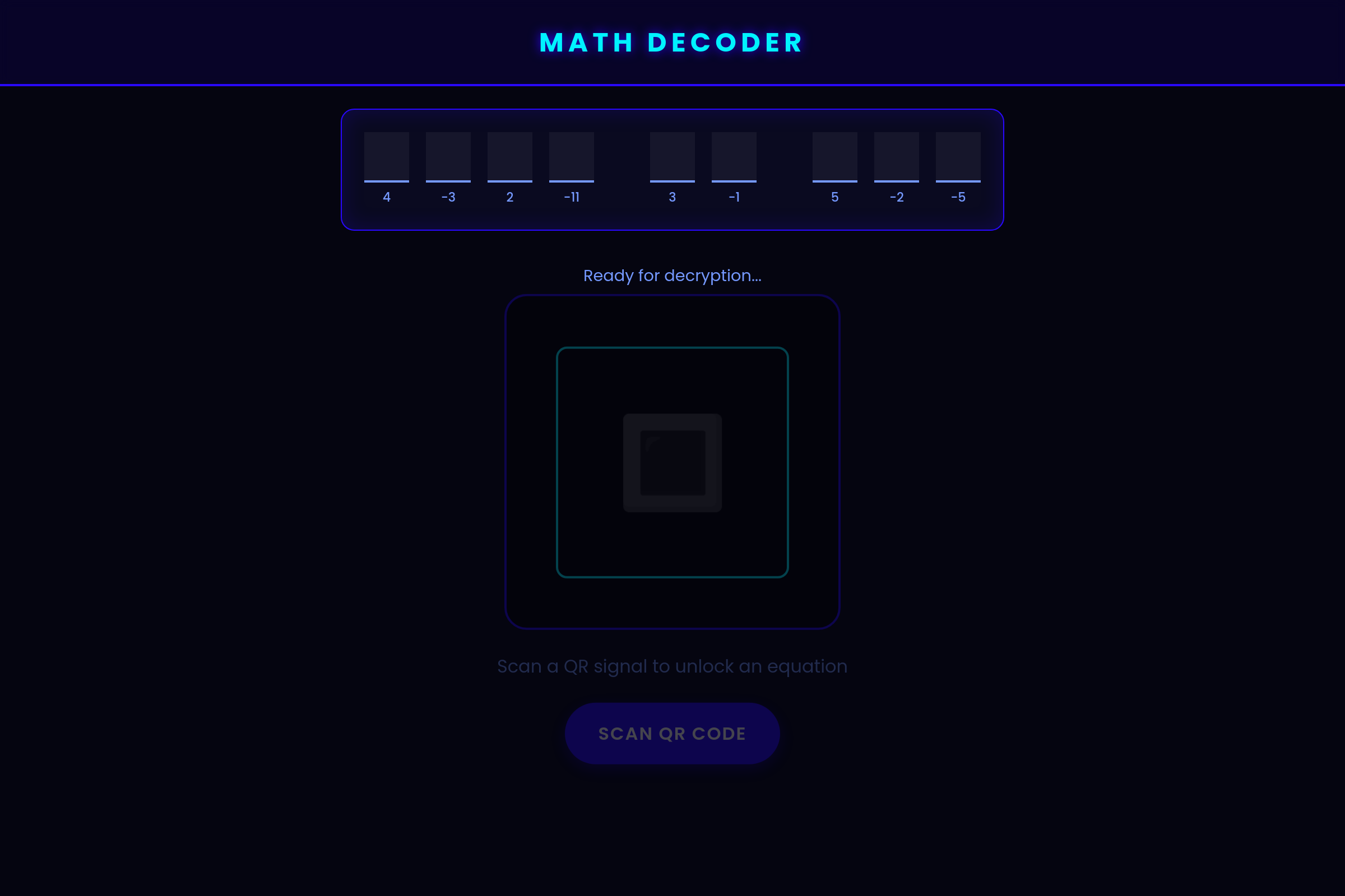 CodeQuest Equations mini app