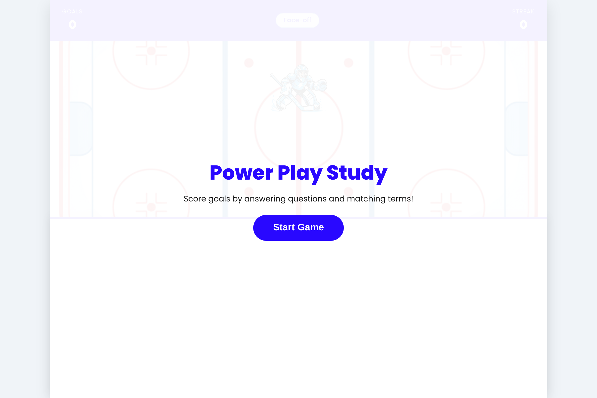 Hockey Learn mini app
