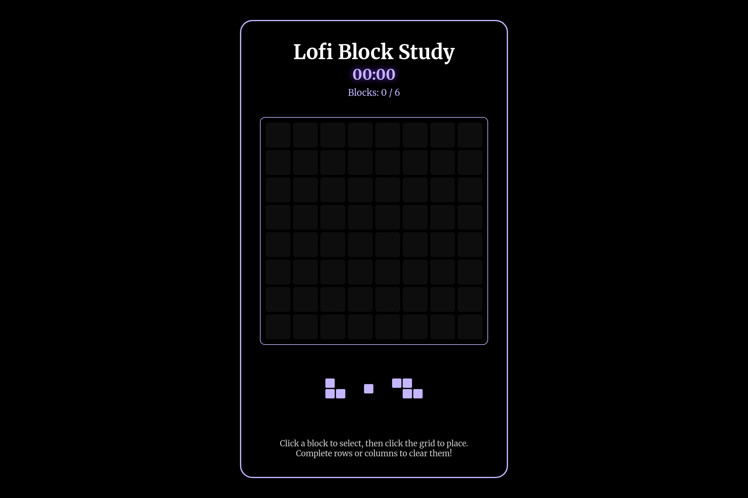 Block blast study mini app