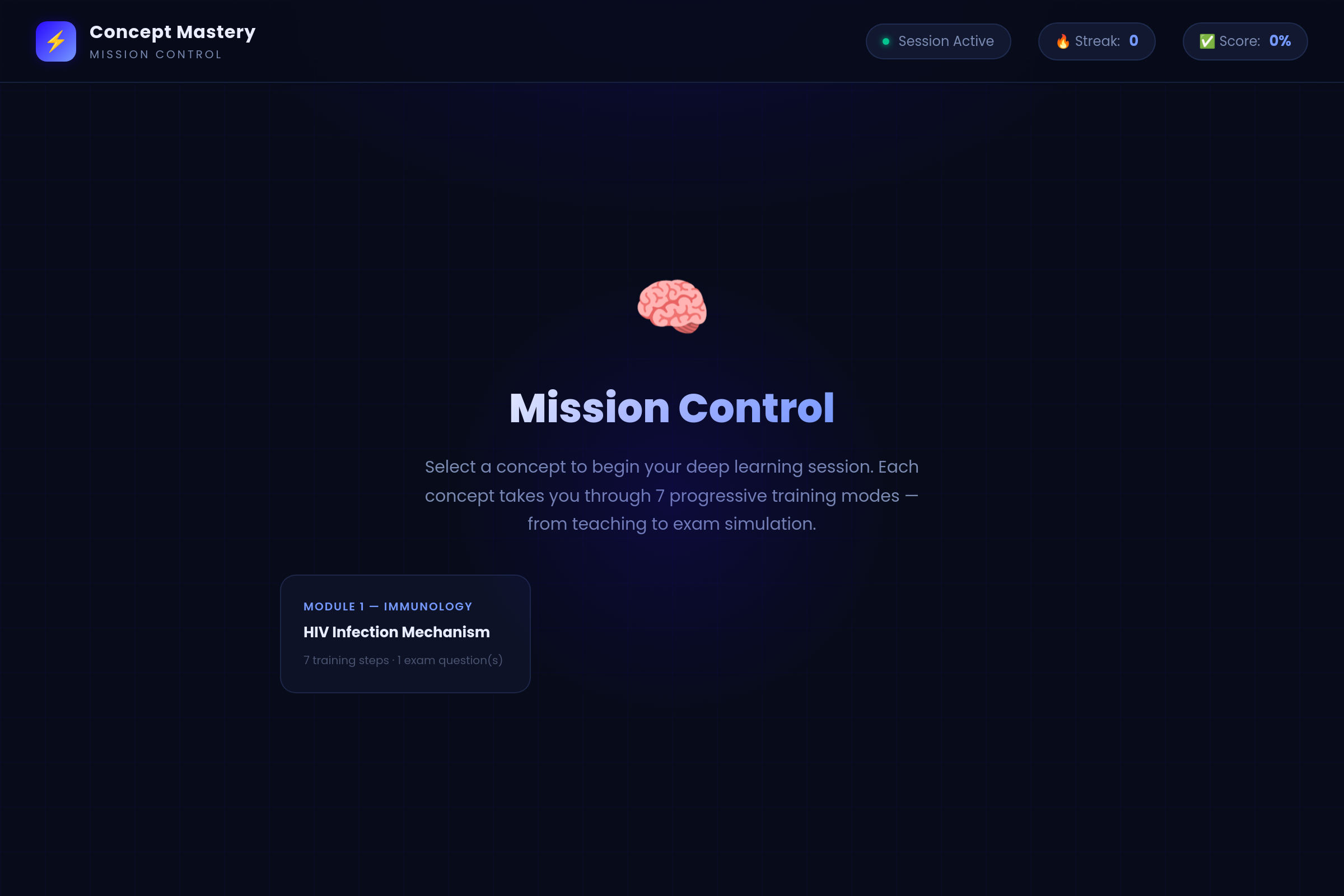 Concept Master mini app
