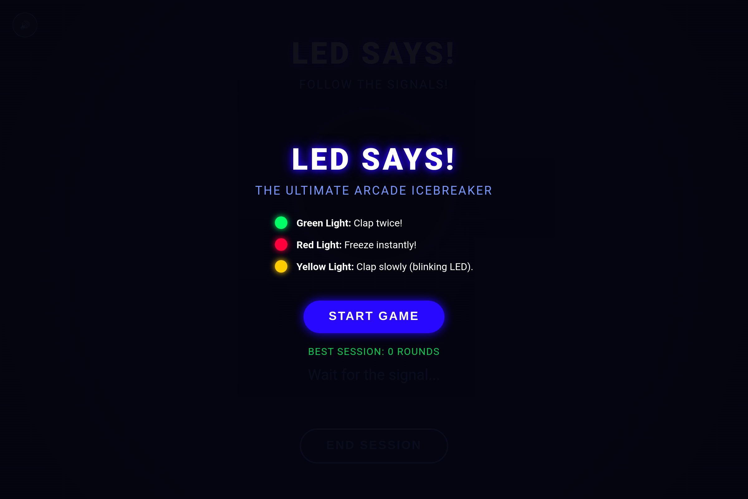 Neon Light React mini app