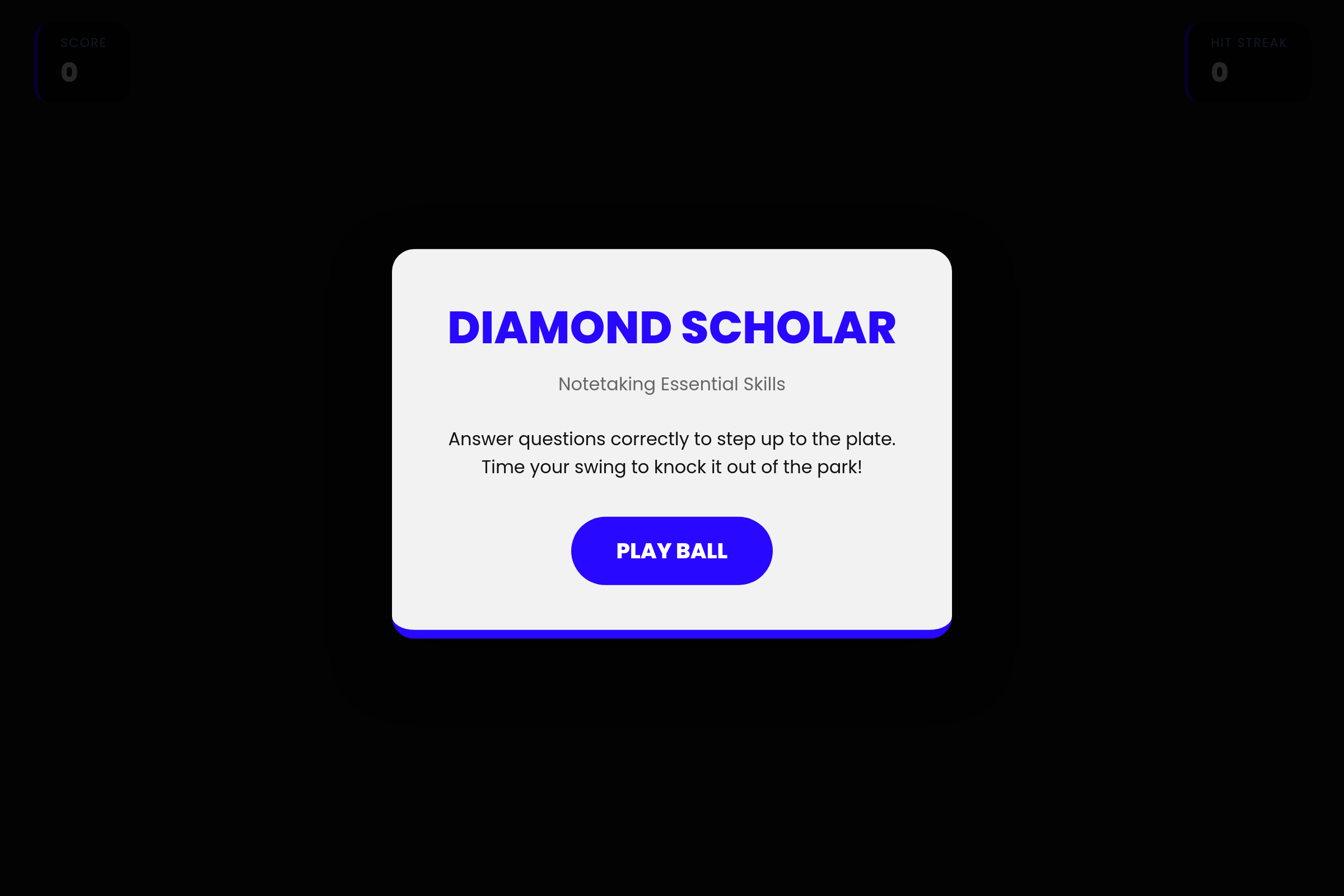 Notetaking Skill Home Run mini app