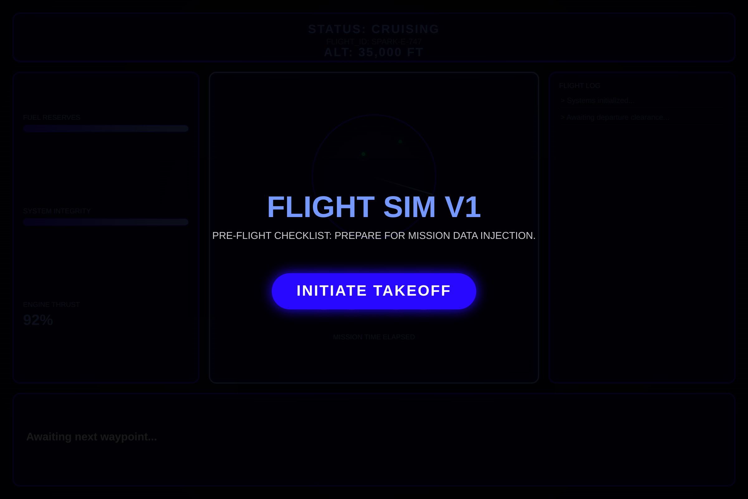 Cockpit Timer mini app