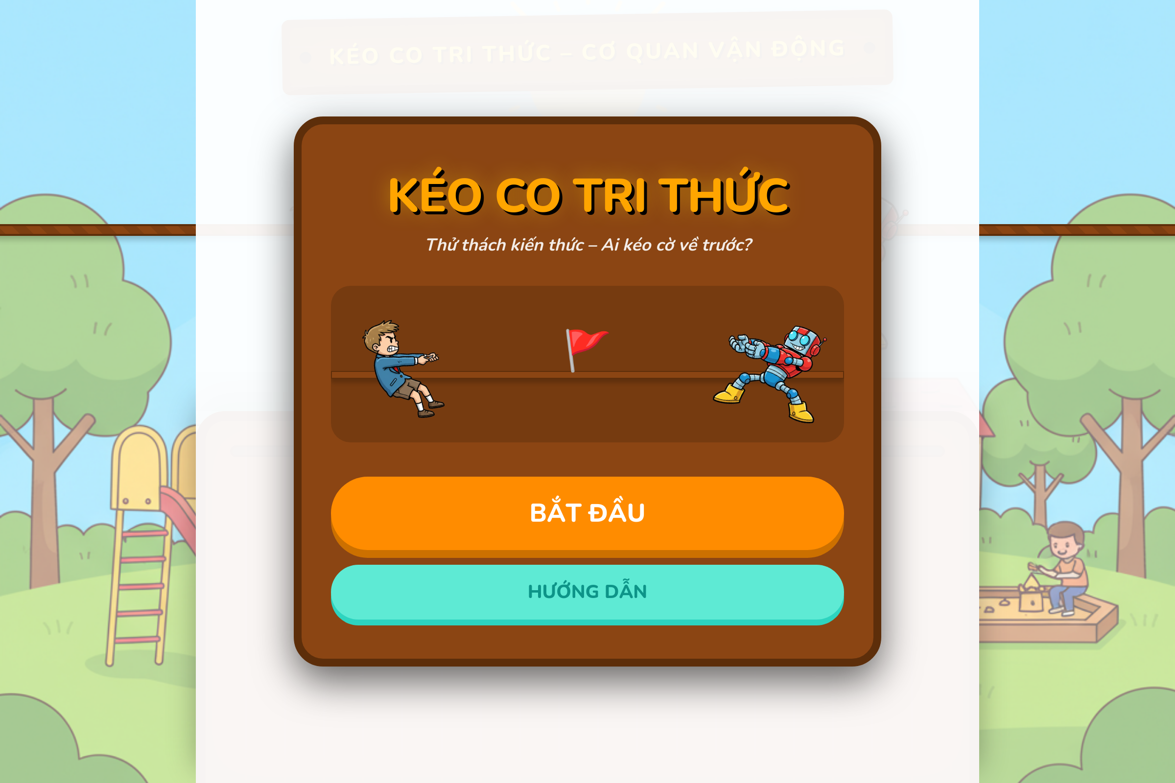 Kéo co tri thức mini app