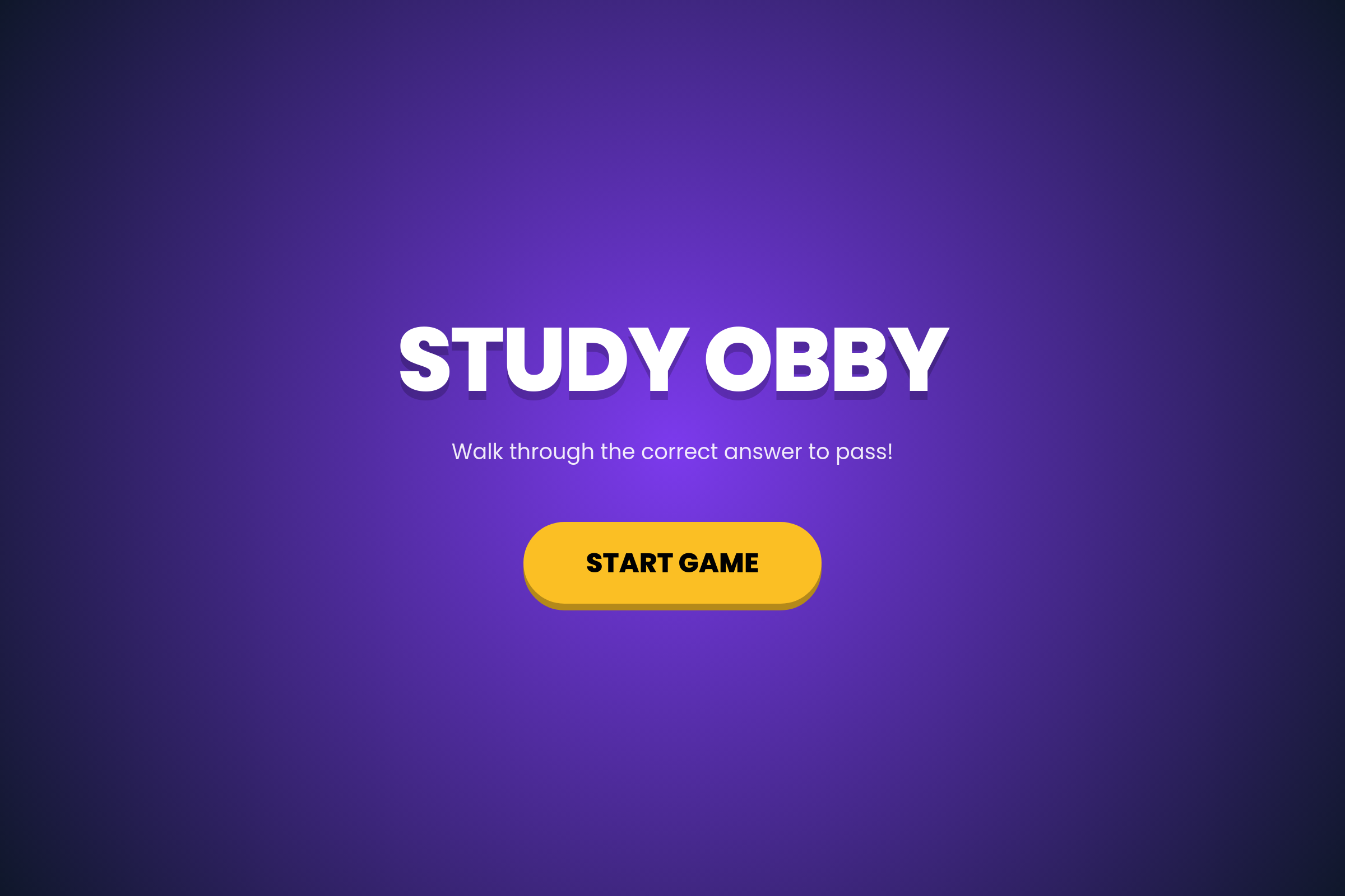 Obby Quiz Challenge mini app