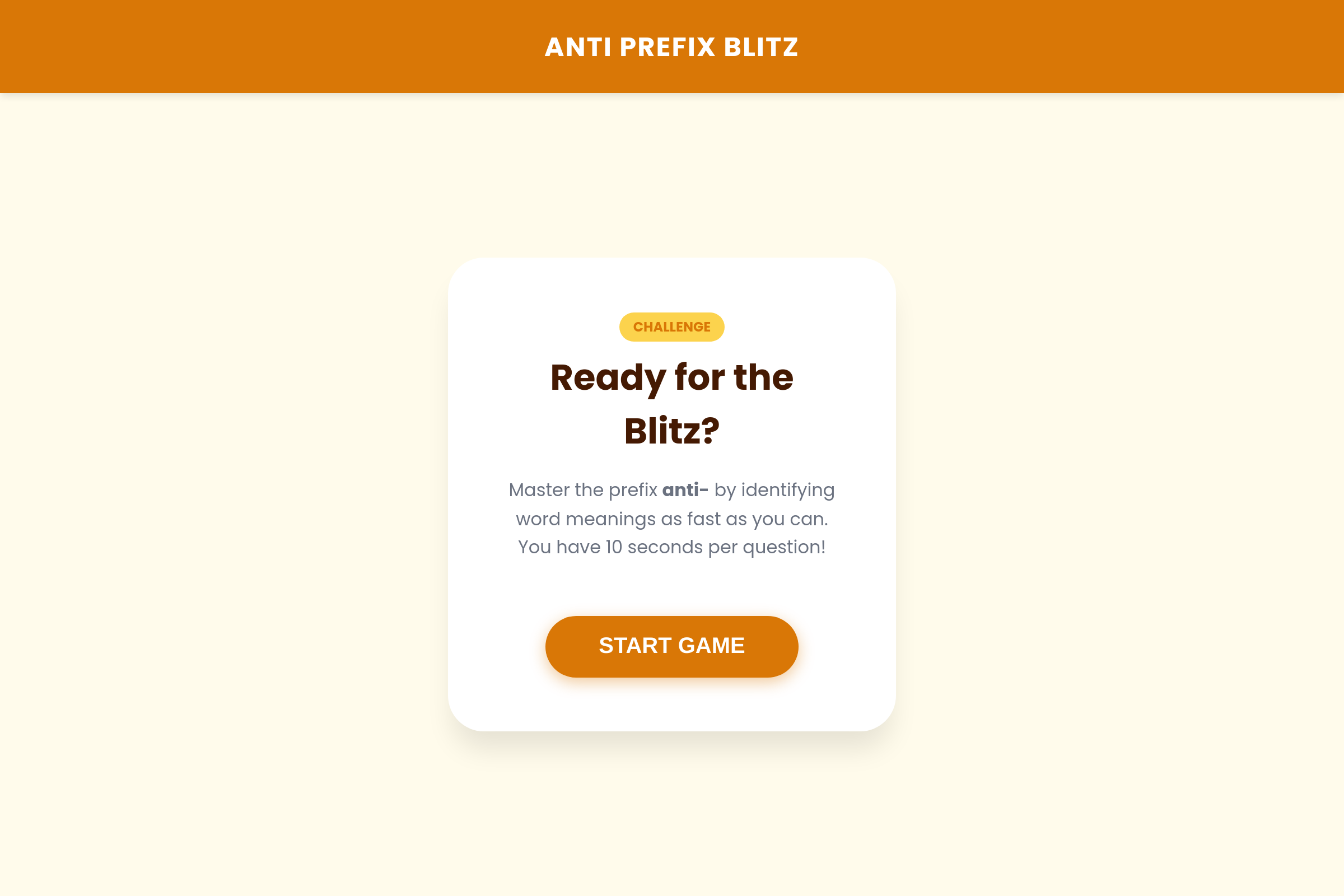 Anti Prefix Blitz mini app