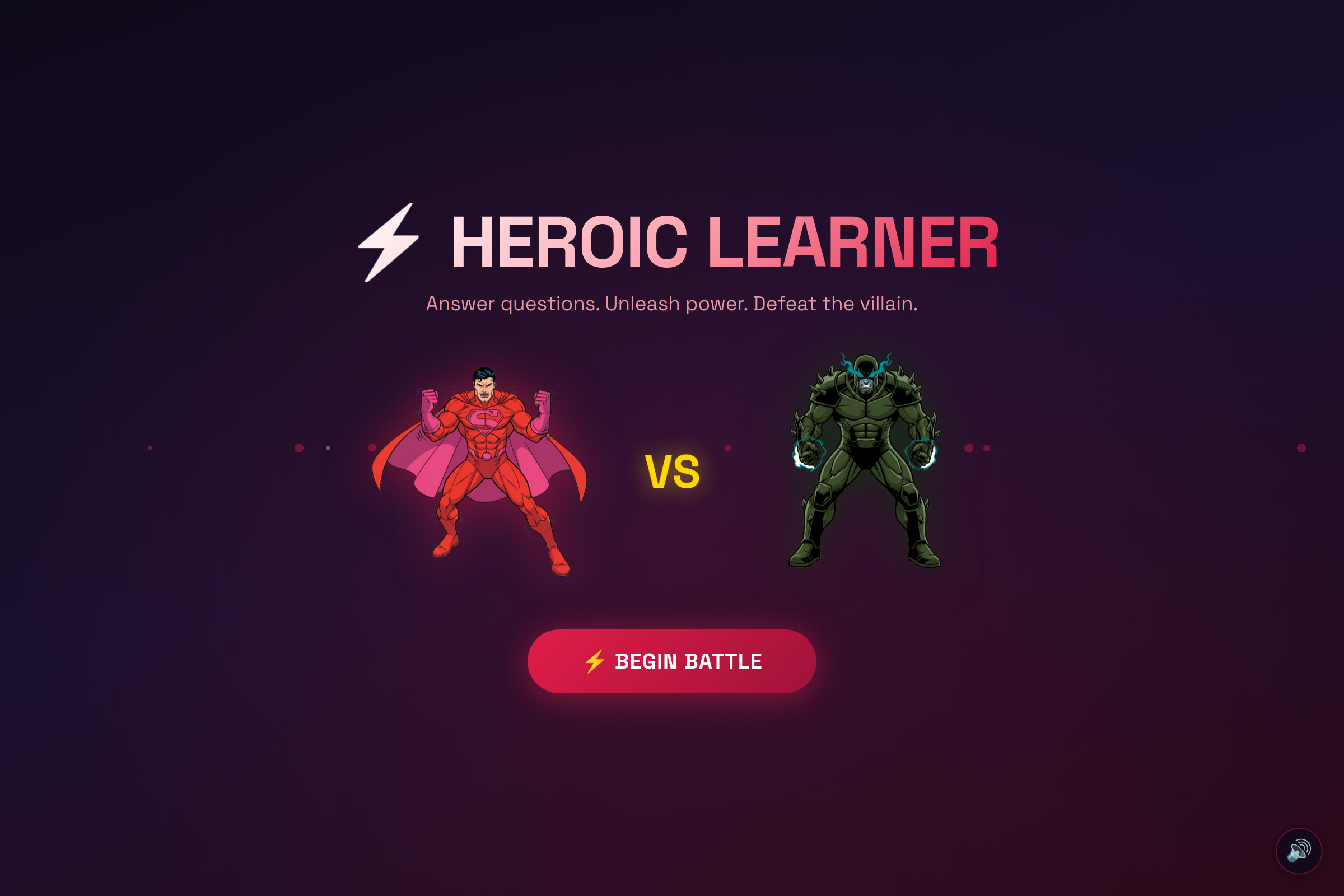 Heroic Learner mini app