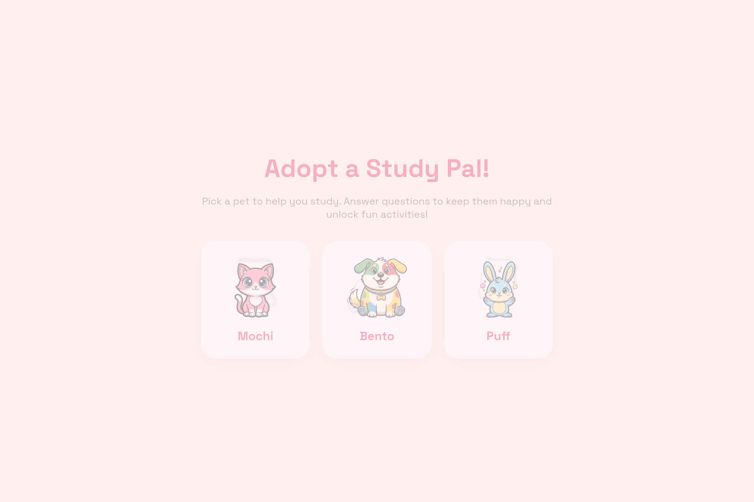 Pet Pal Quiz mini app