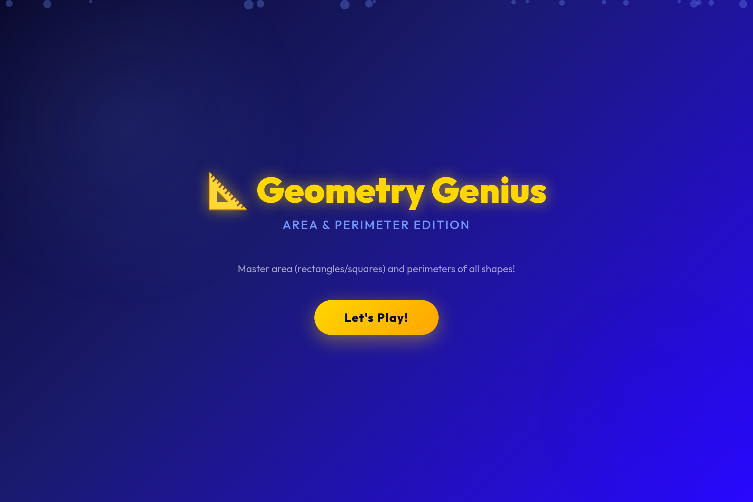 Brain Bank Area & Perimeter basic mini app