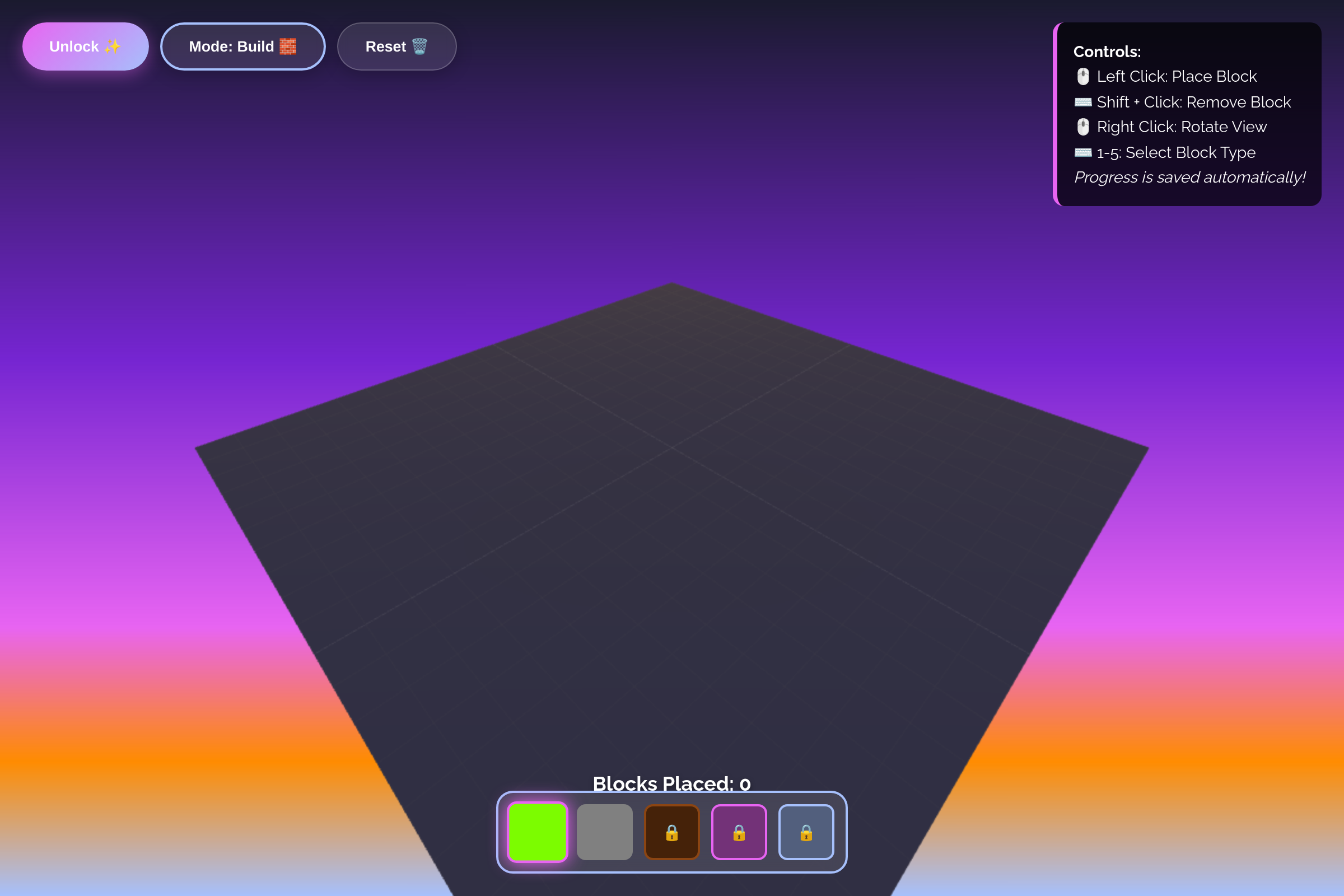 Block Builder Learn mini app