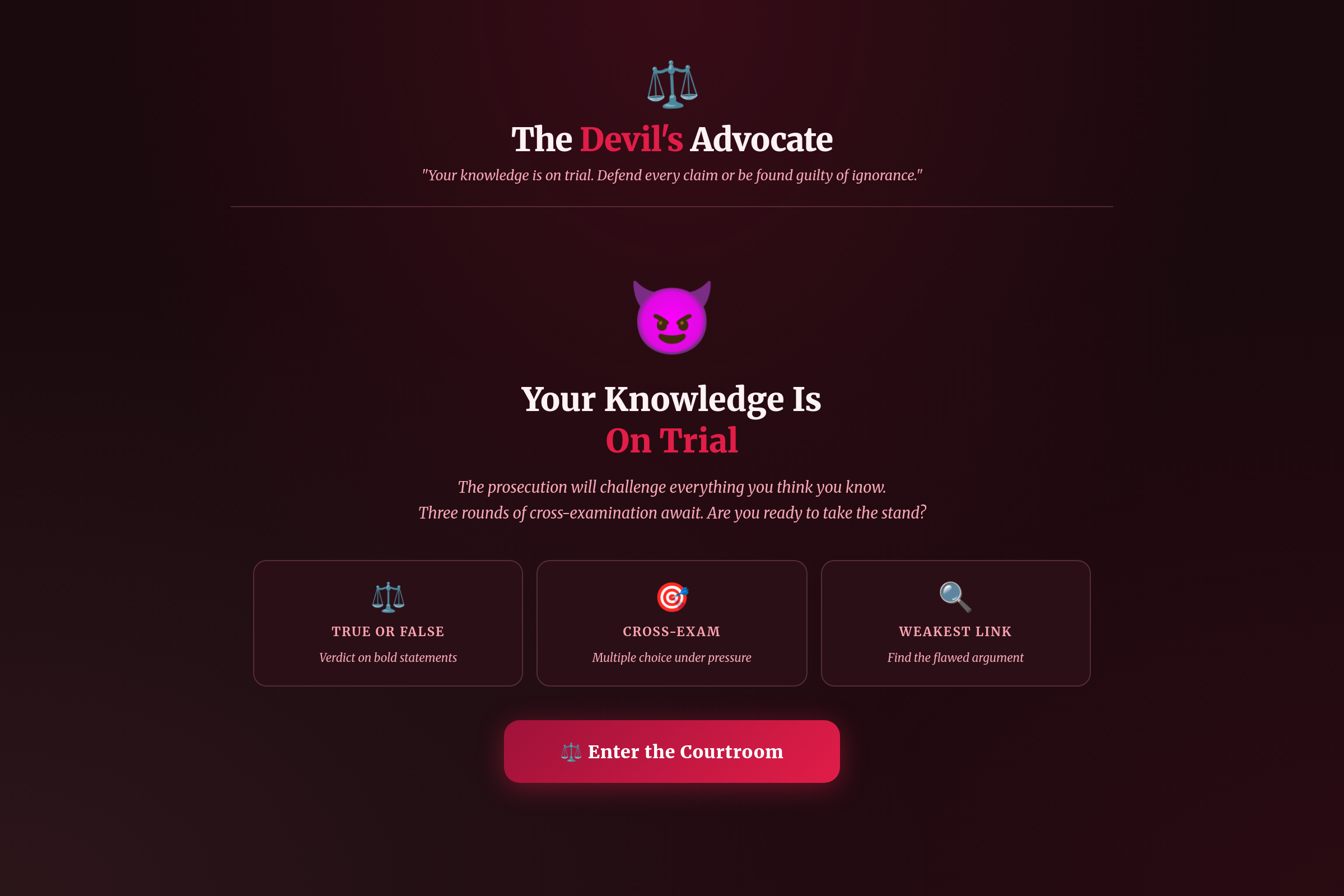 Debate Mastermind mini app