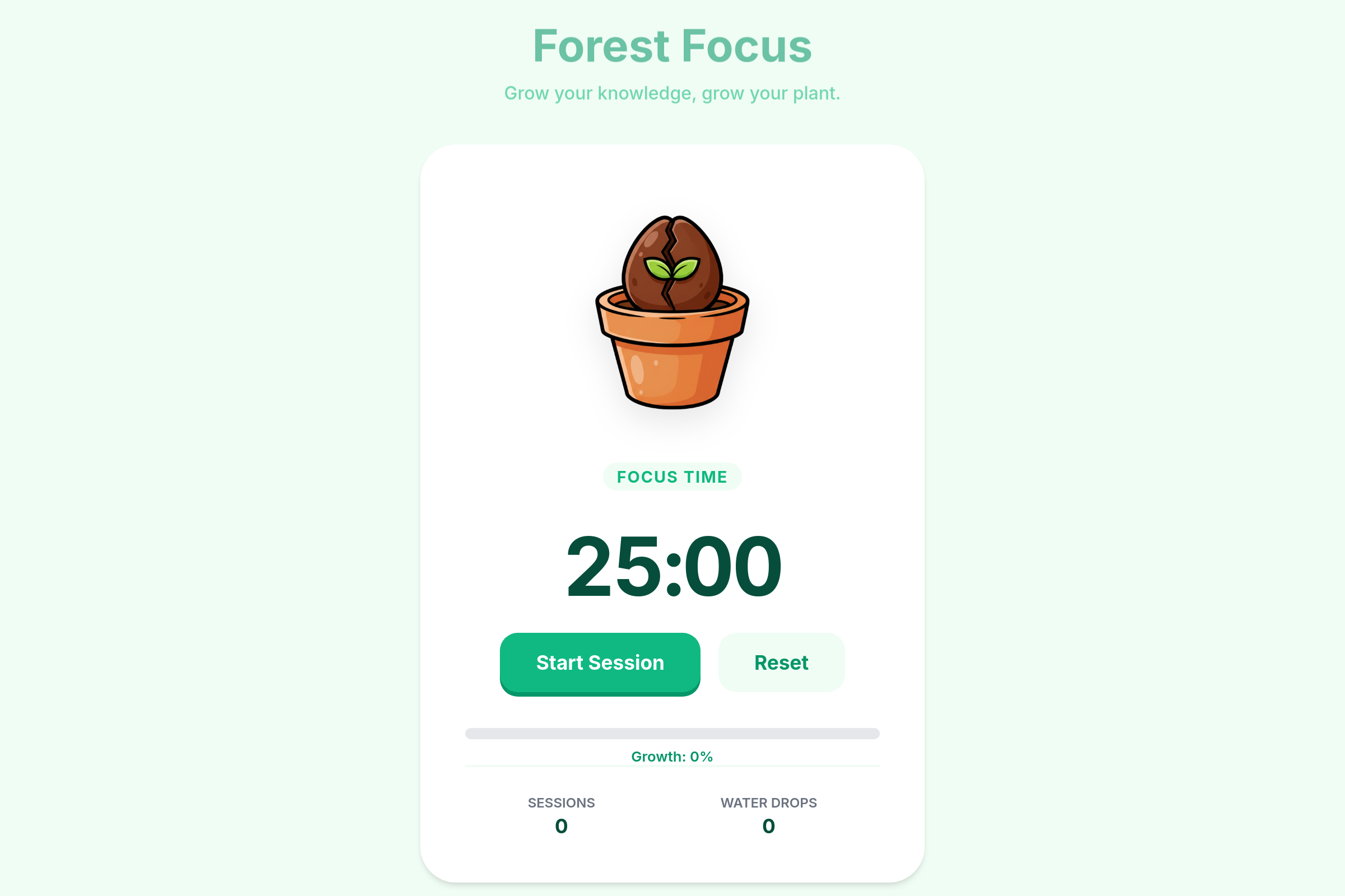 Grow Timer mini app