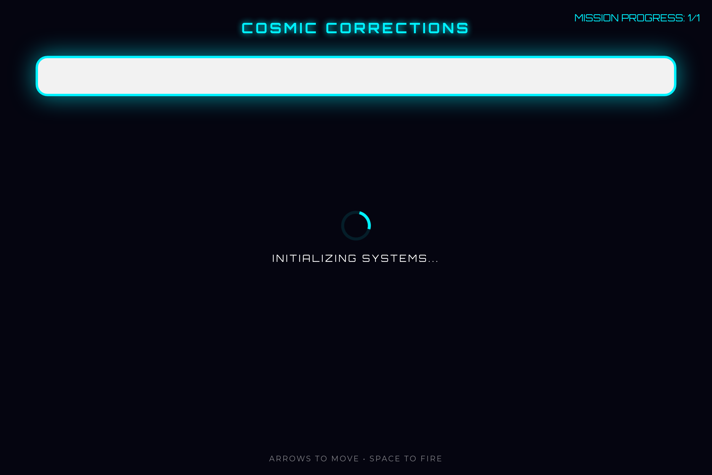 Cosmic Corrections mini app