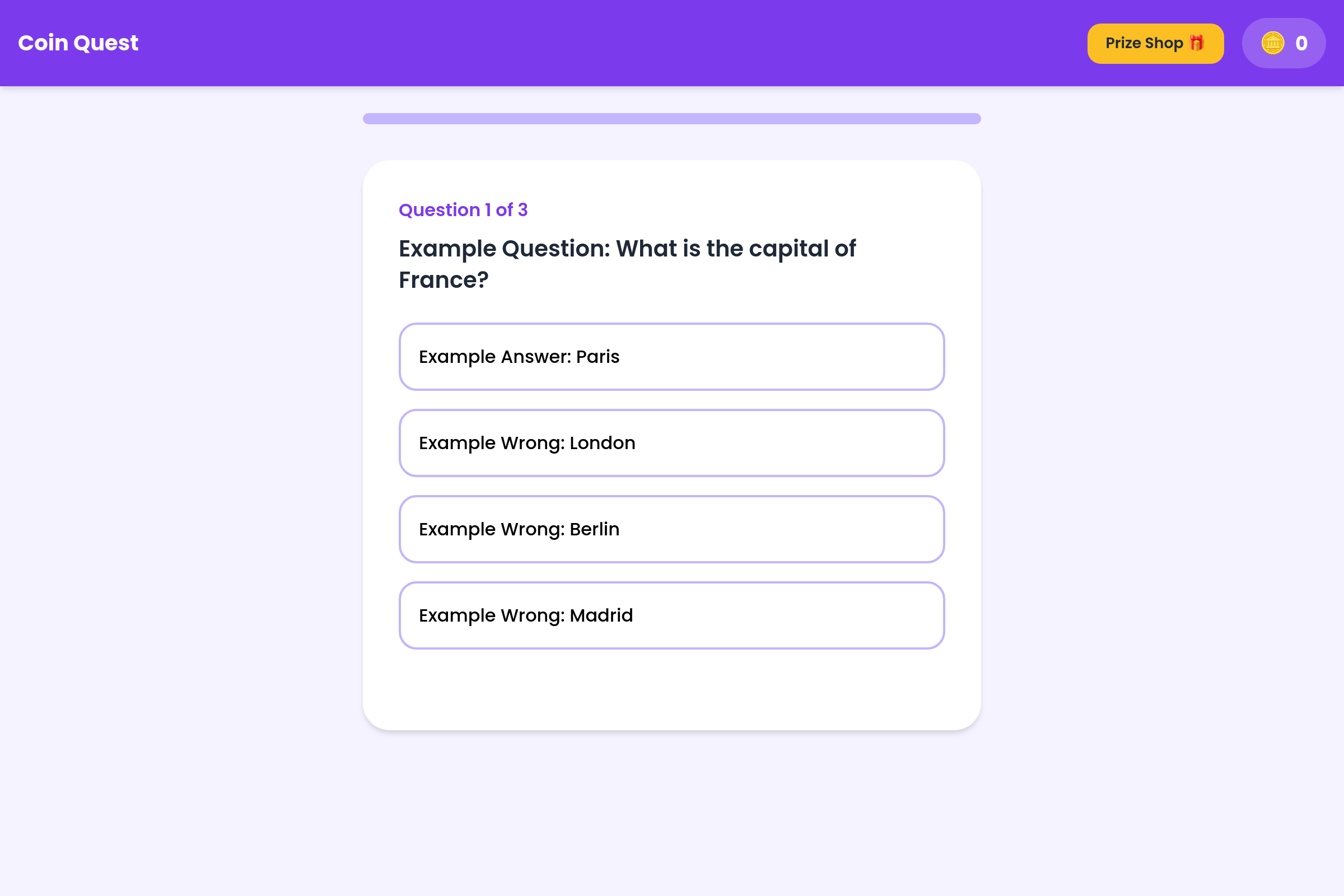 Coin Quest mini app