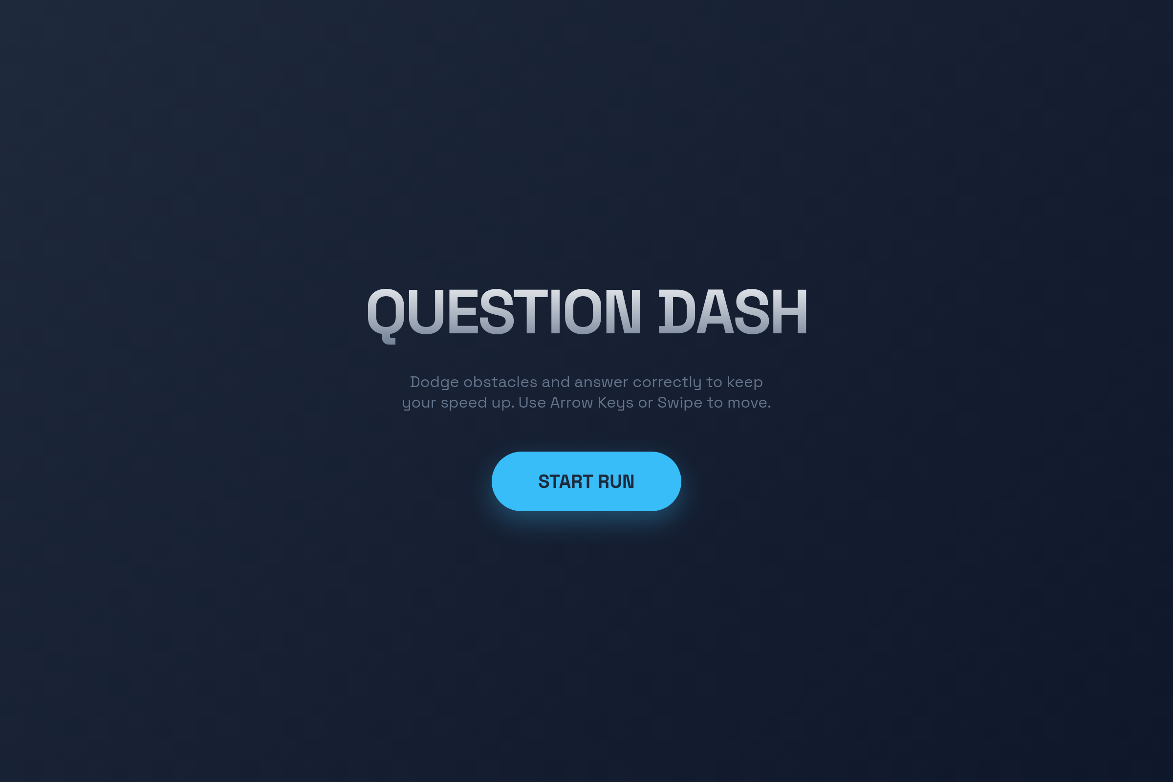 Question Dash mini app