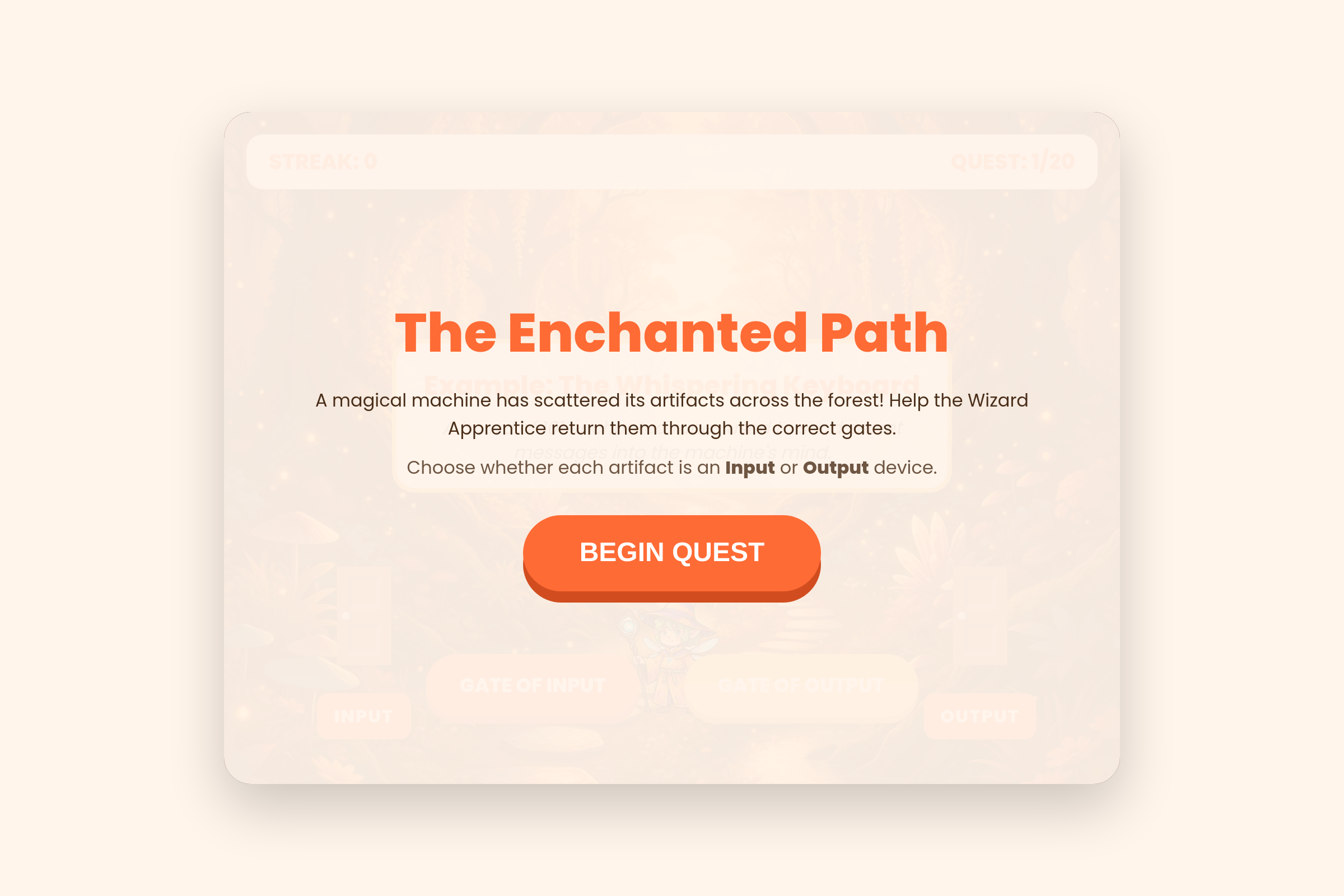 Device Quest mini app