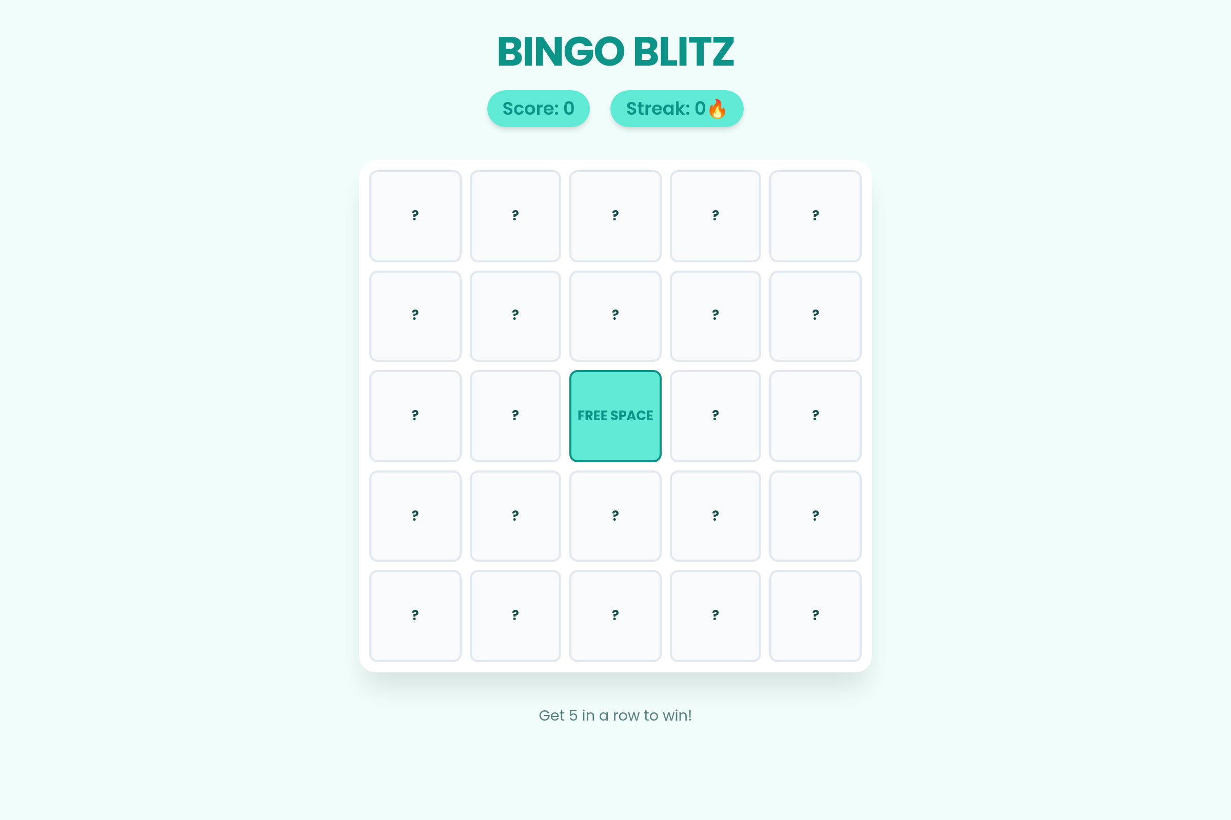 Bingo Blitz mini app