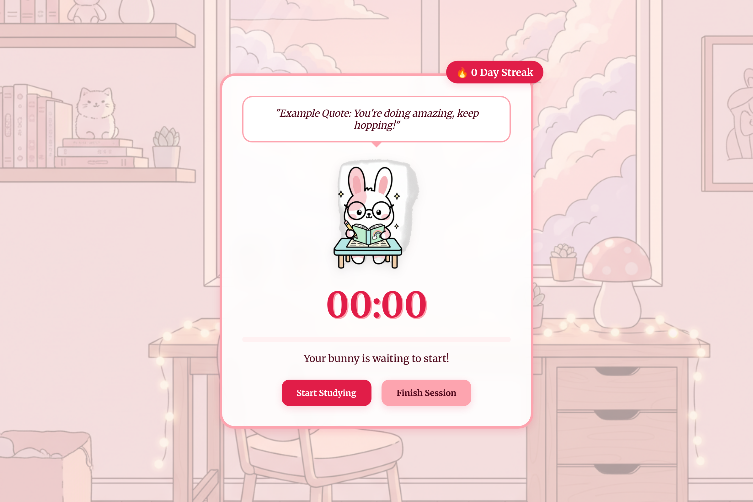 Bunny Study Buddy mini app