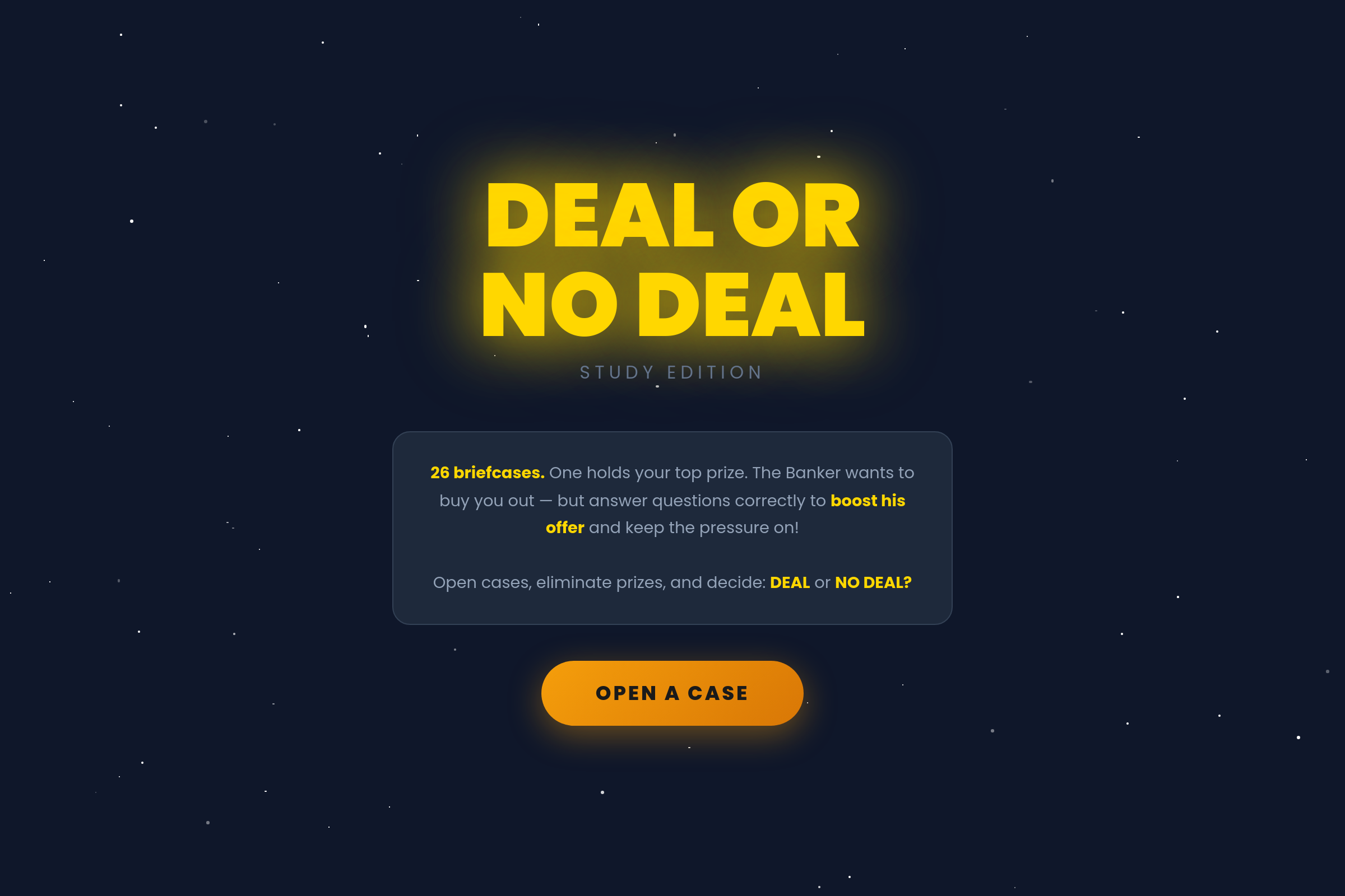 Deal or Quiz mini app