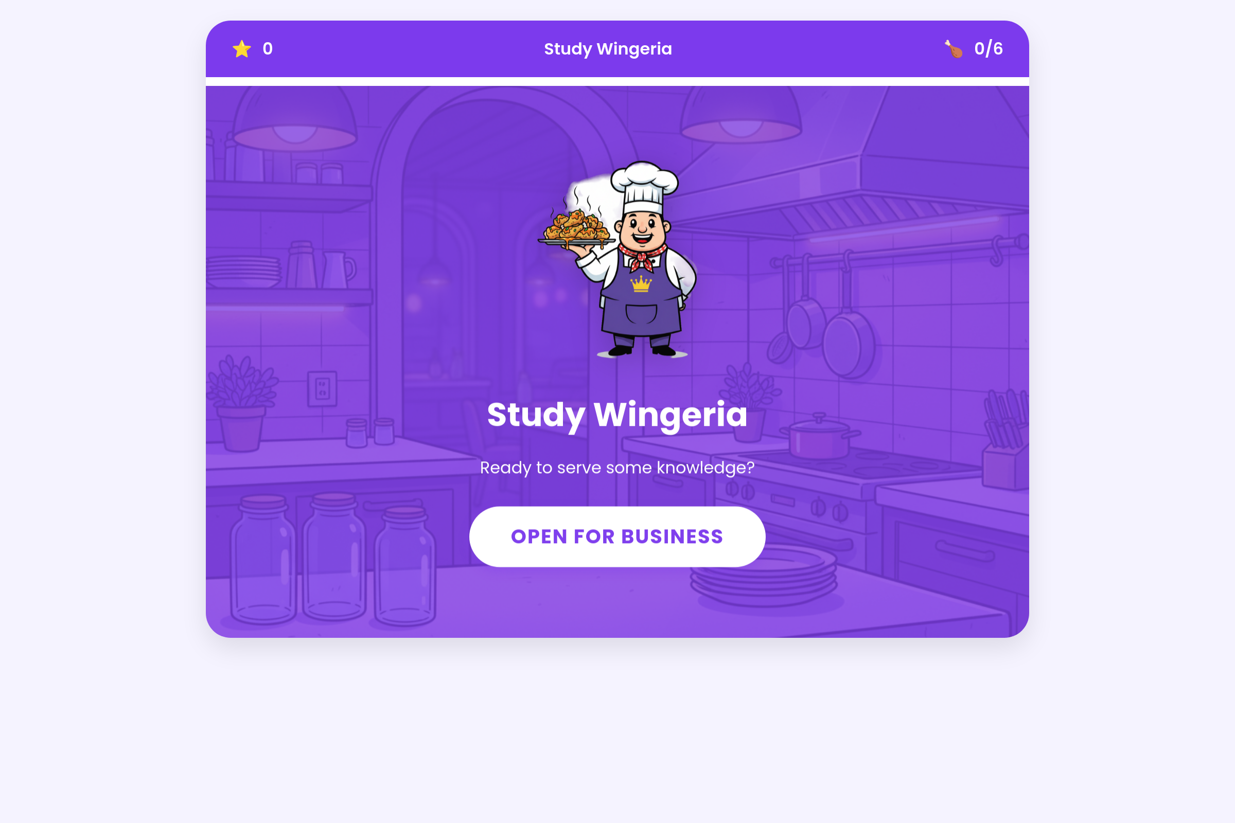 Wing Mastery mini app