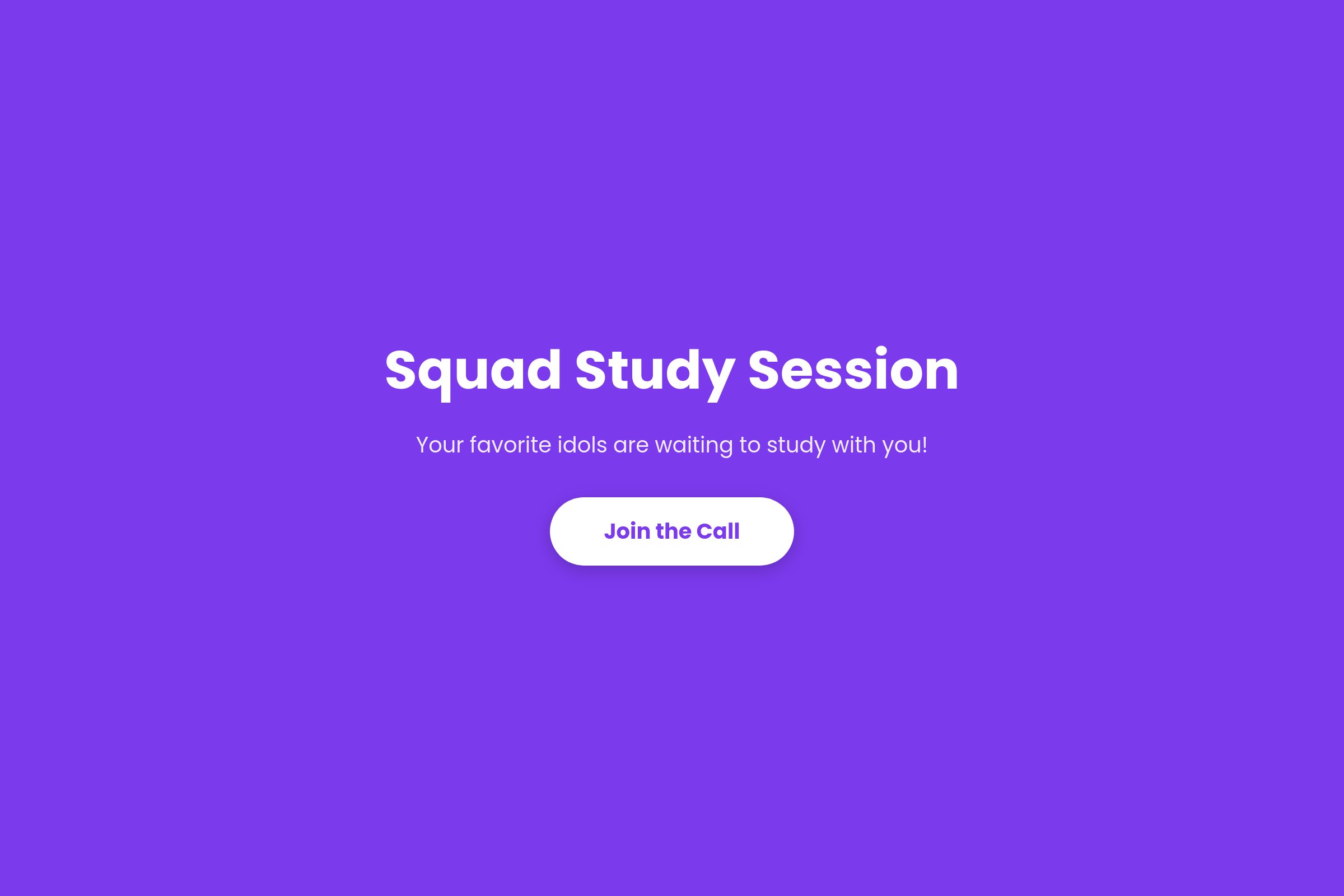 Squad Study Session mini app