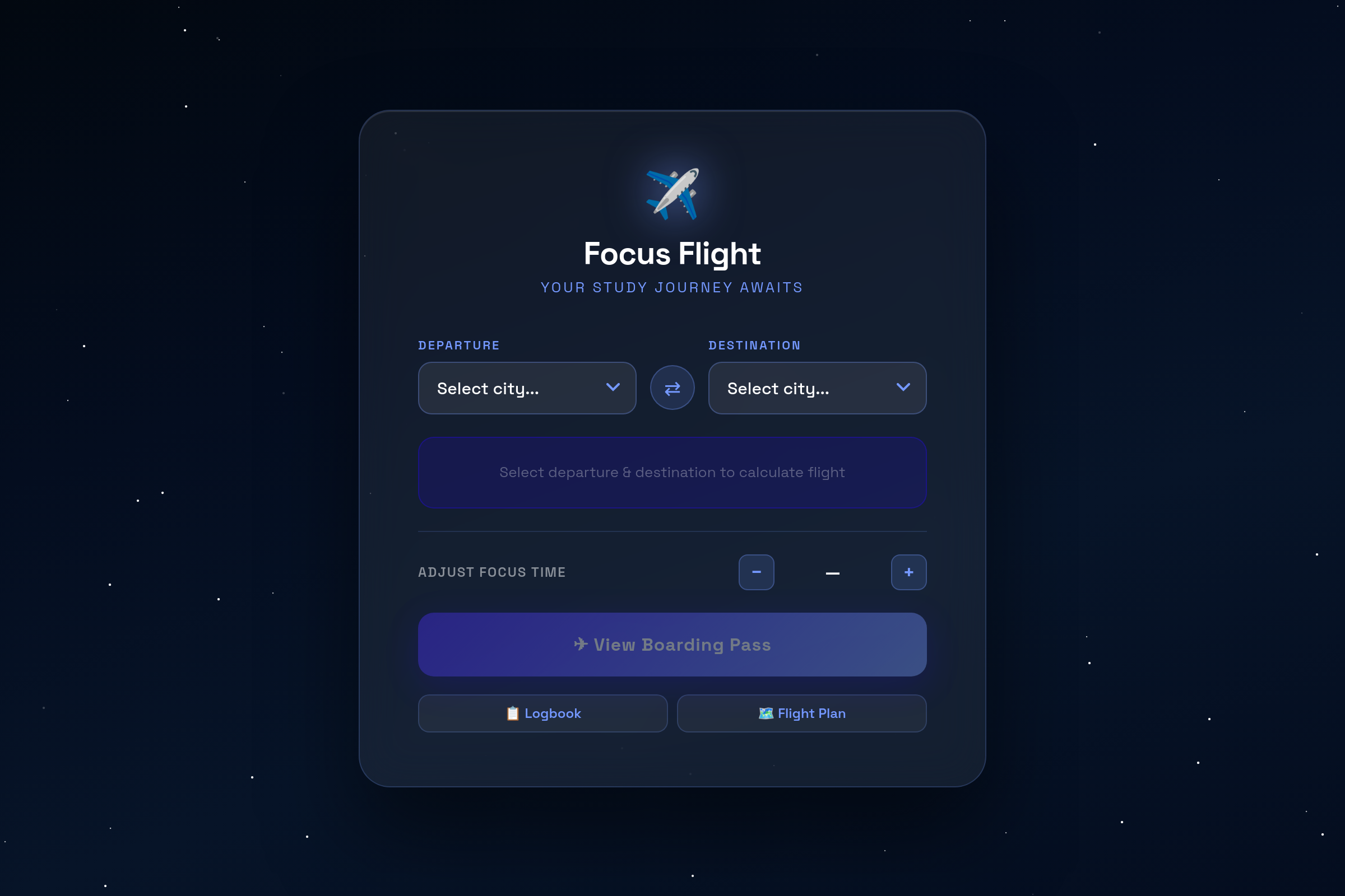 Flight Simulator Timer (copy) mini app