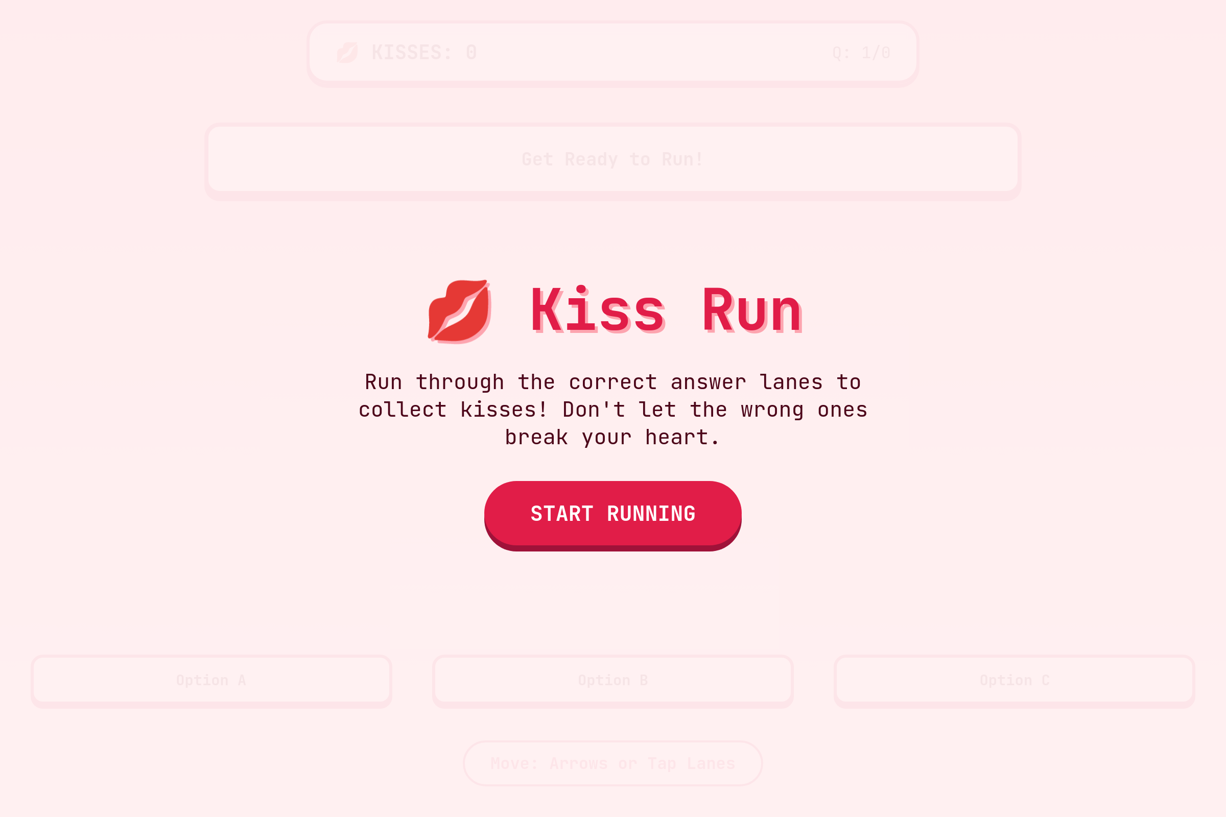Kiss Run mini app