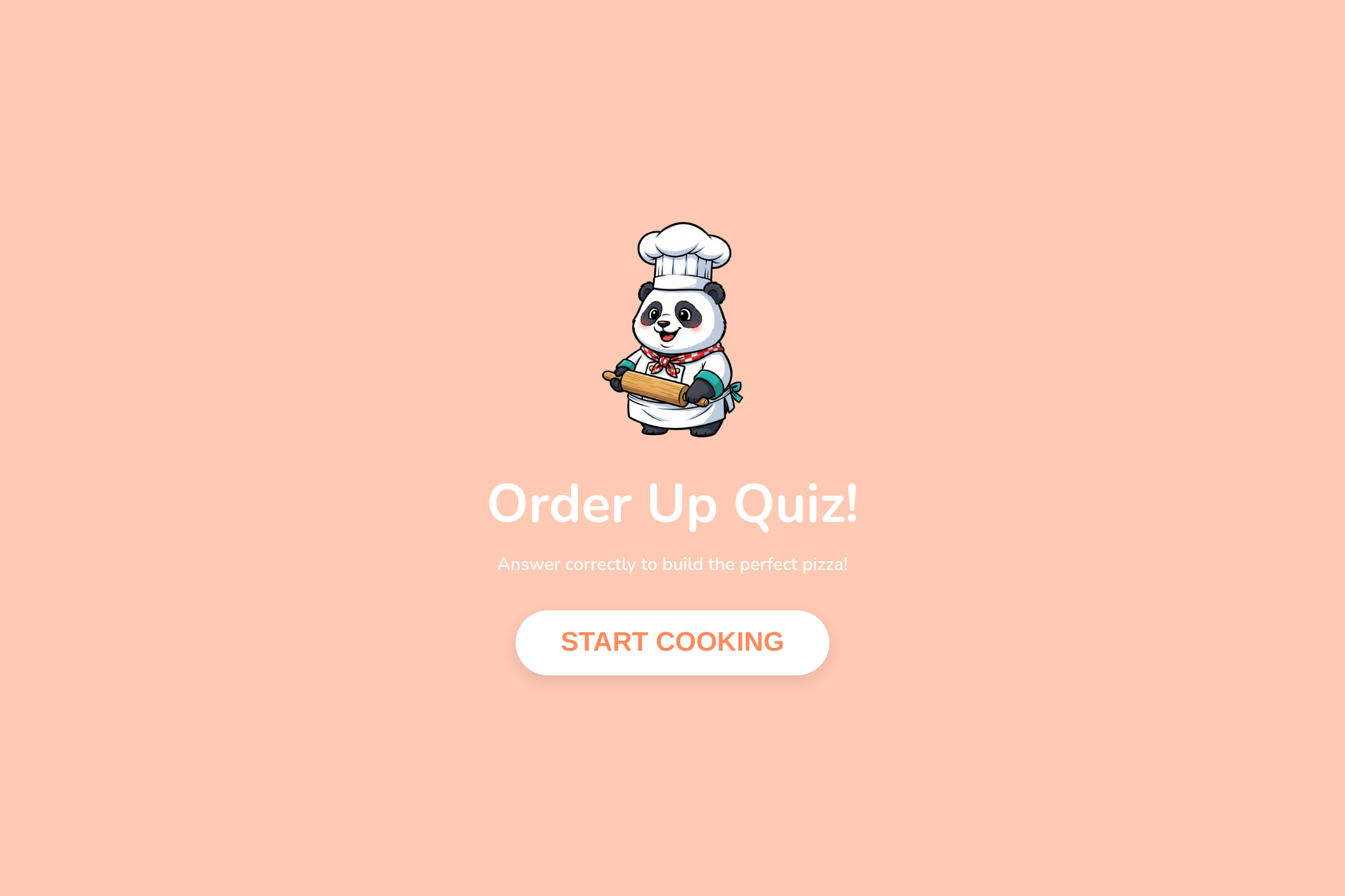 Order Up Quiz mini app