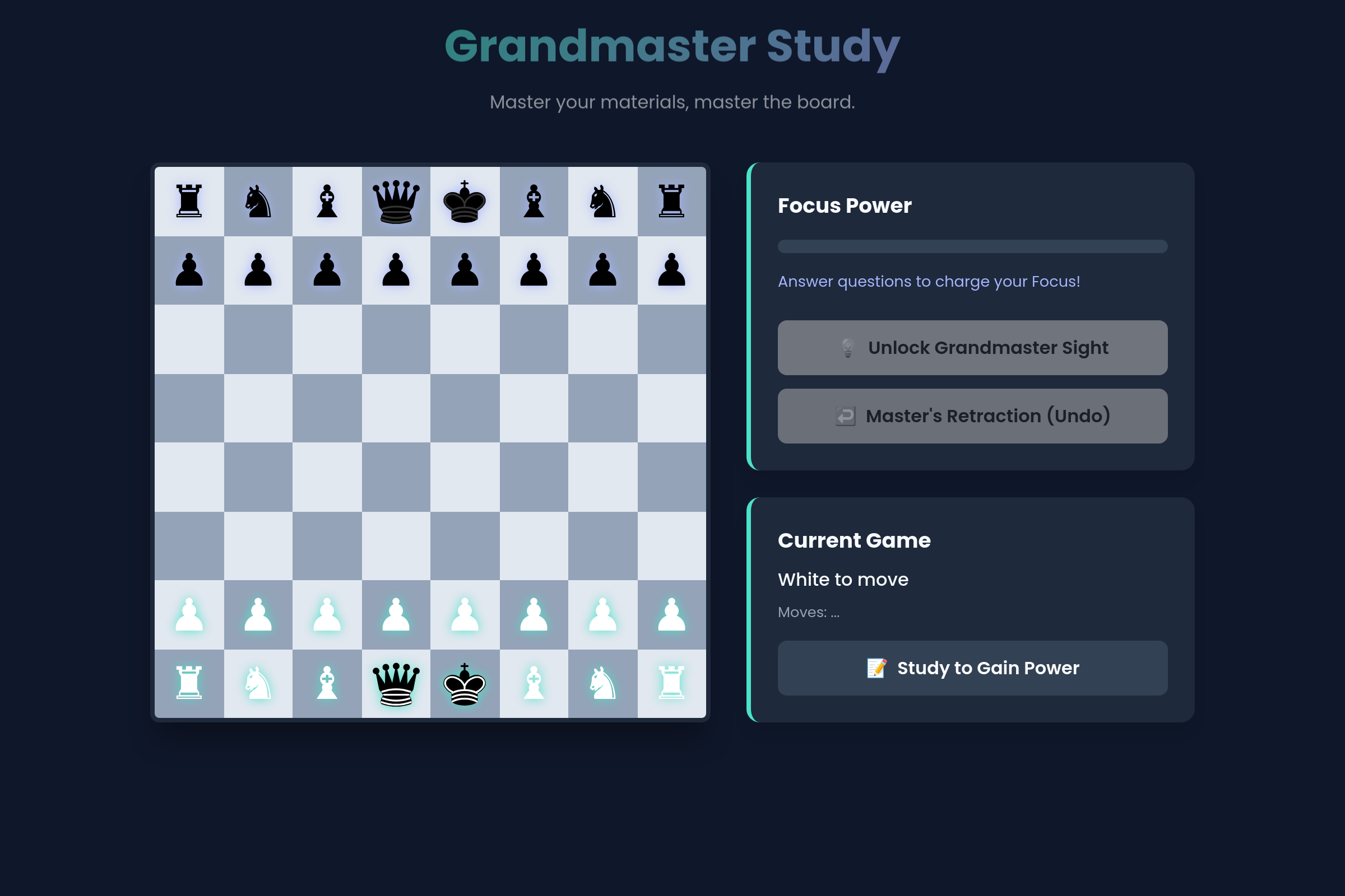 Grandmaster Chess Study mini app