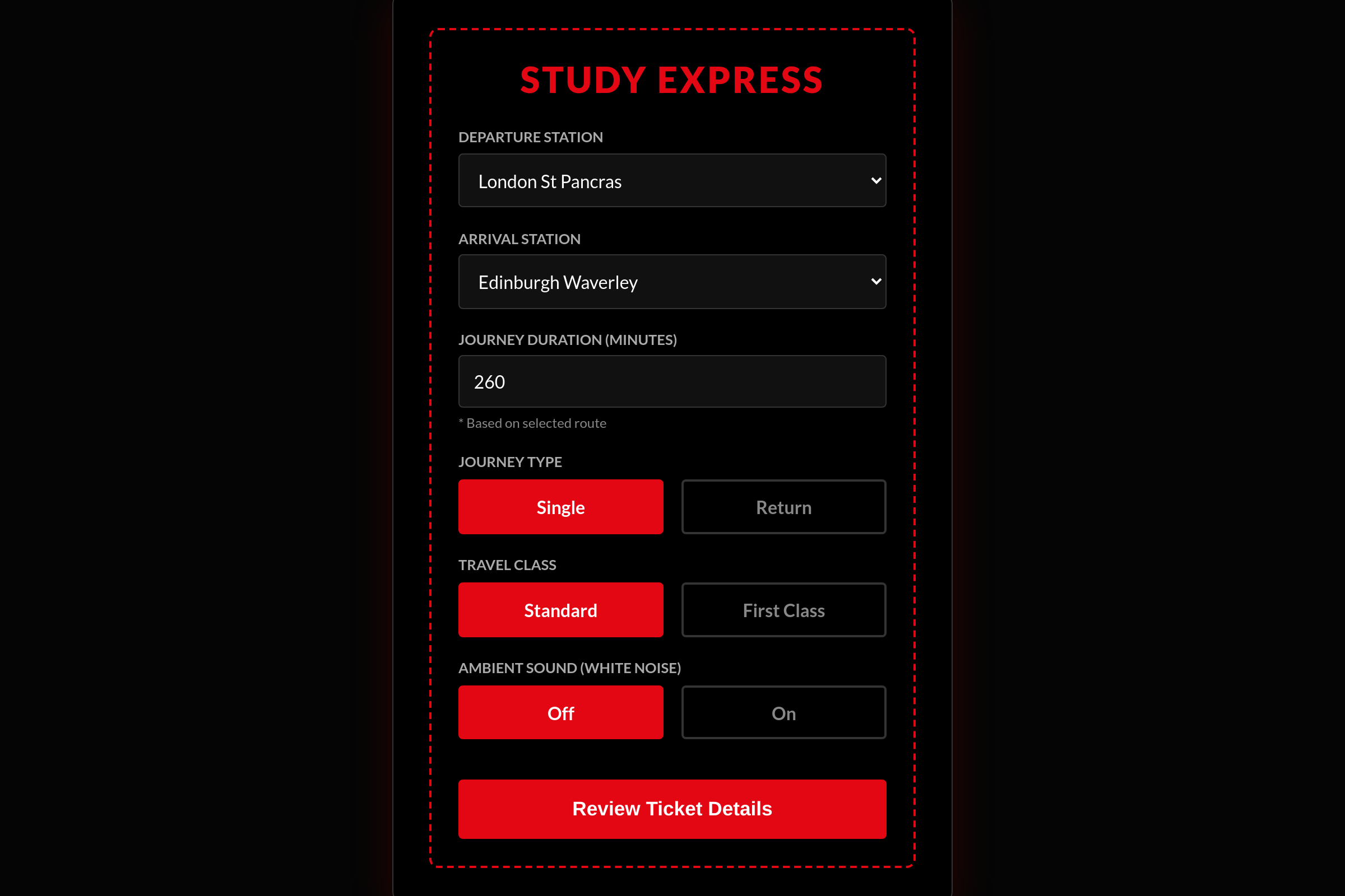 Train Study Timer mini app