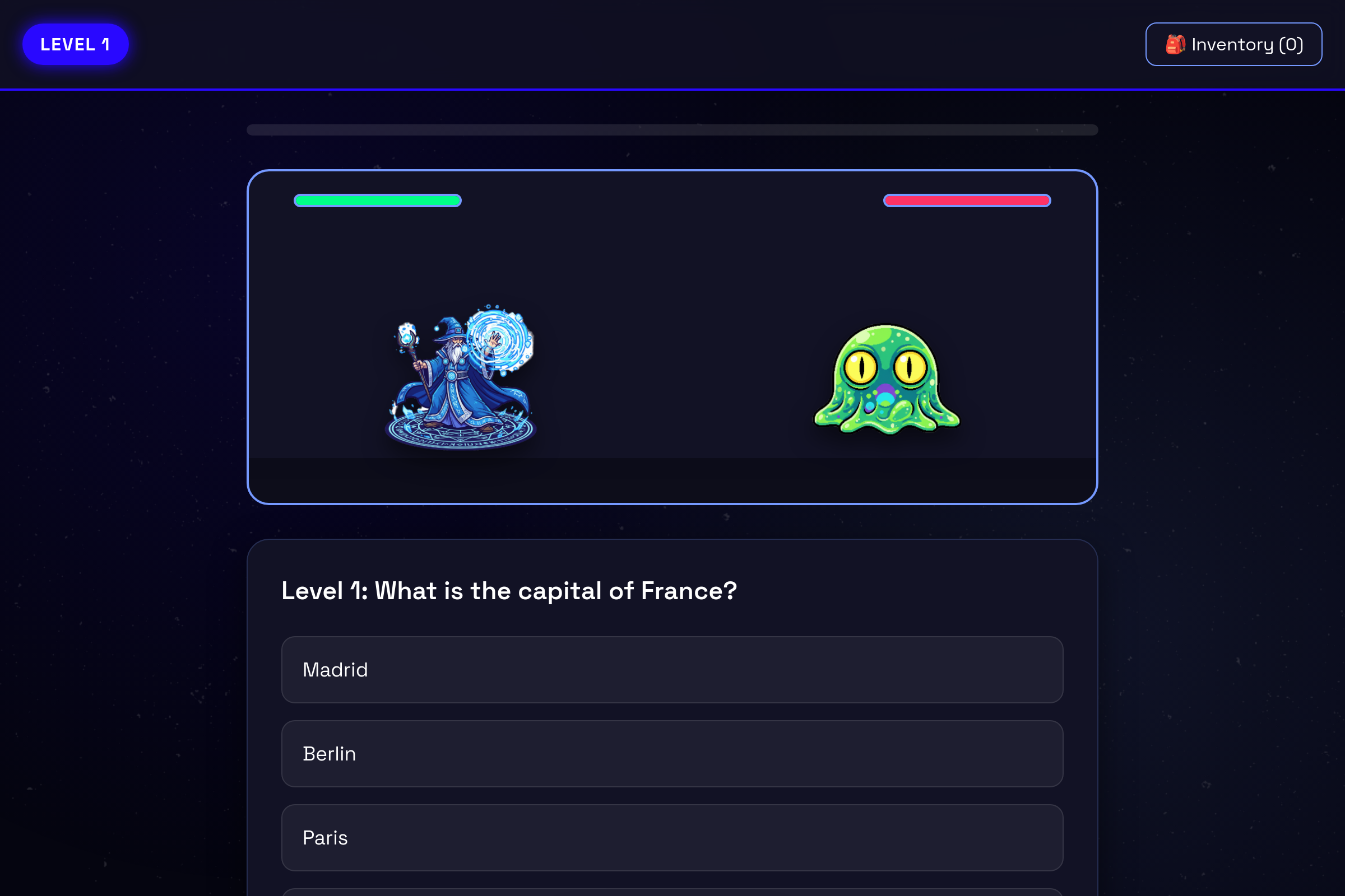 Questy mini app