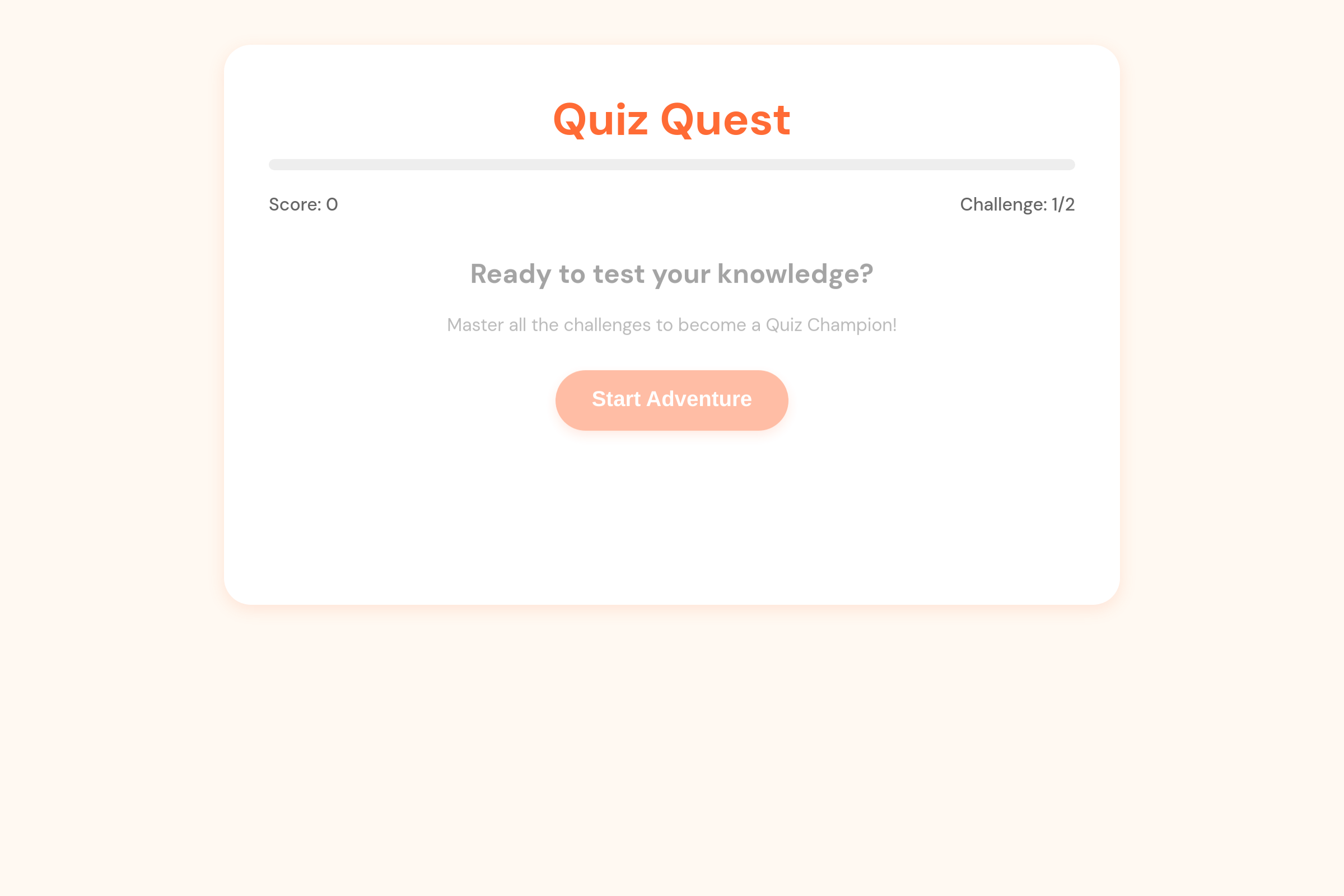 QuizQuest mini app
