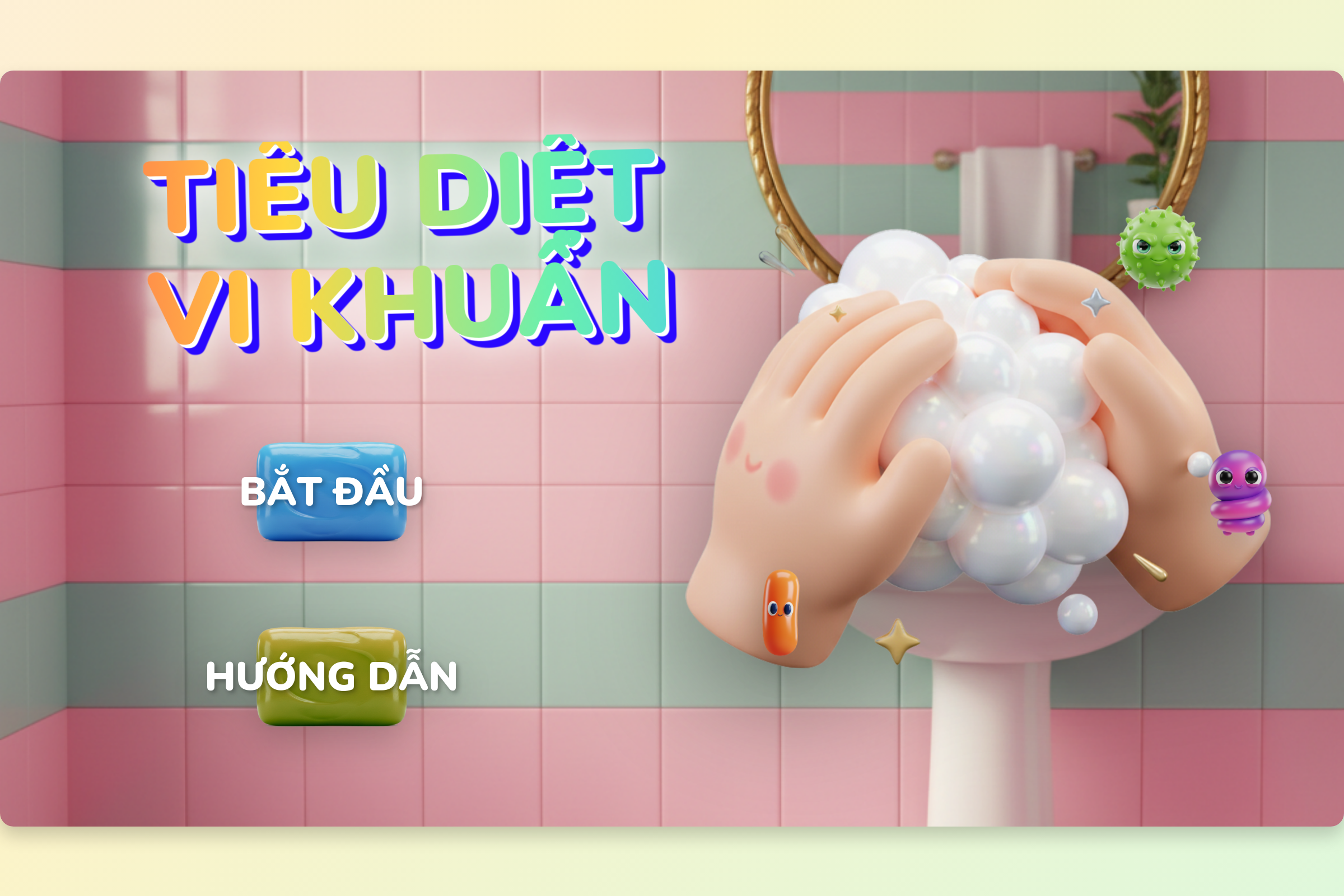 Tiêu diệt vi khuẩn mini app